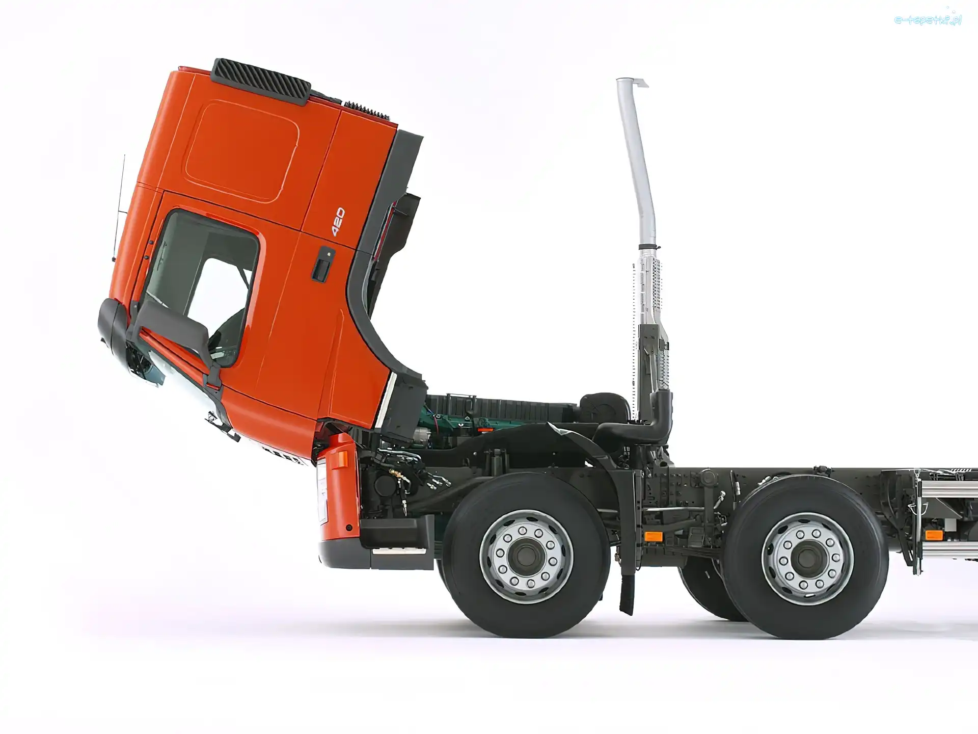 Maska, Od warta, Ciężarówka Volvo