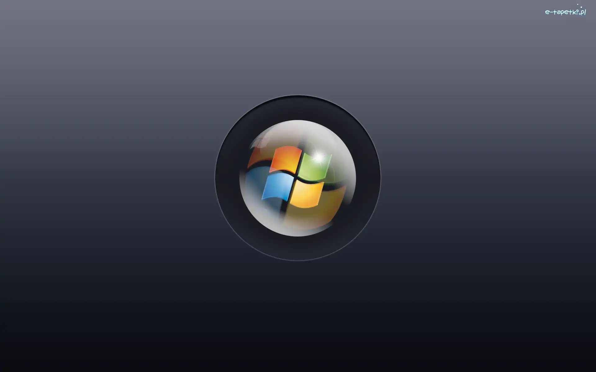 Vista, Tło, Szare, Logo