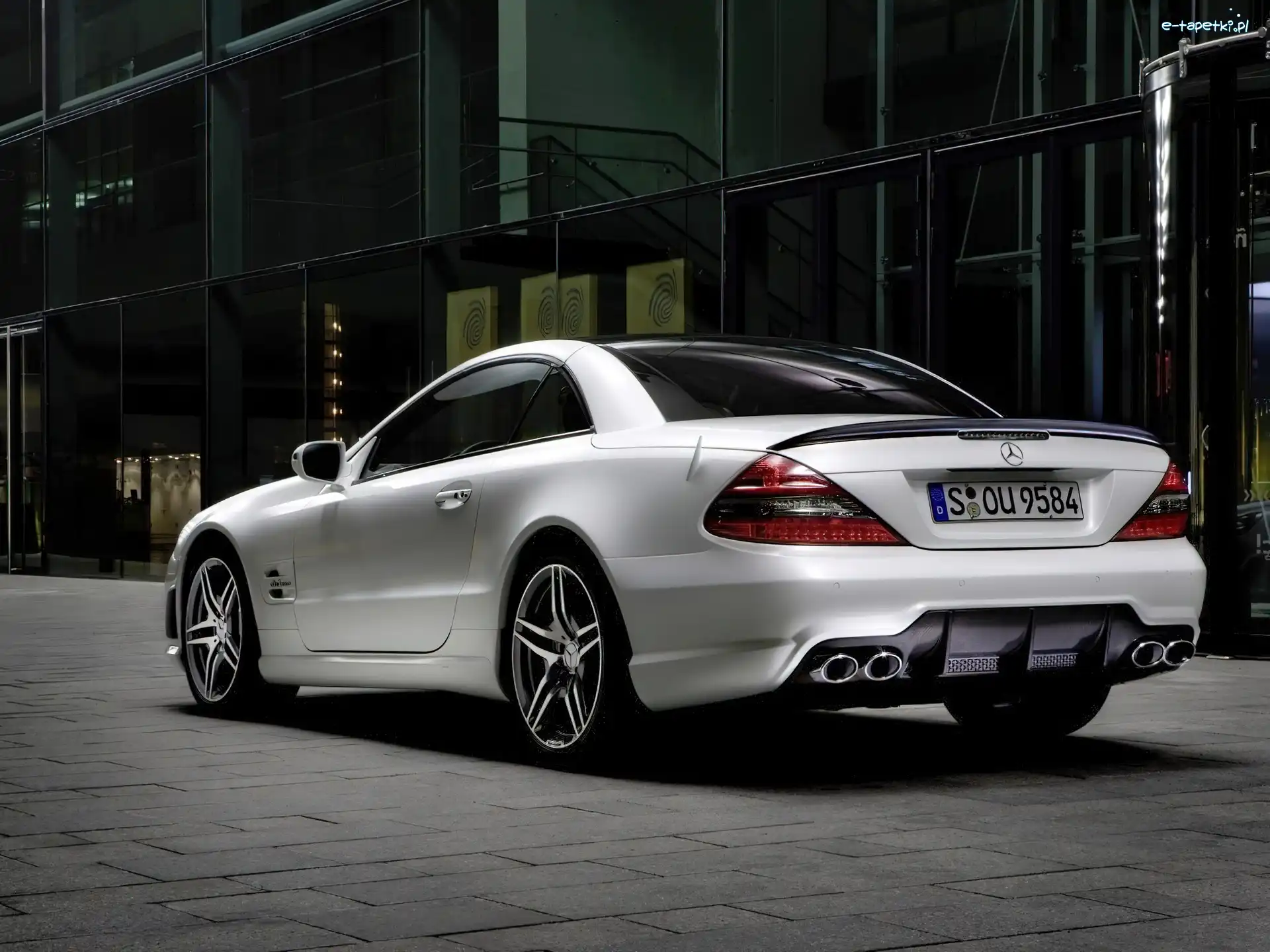 Dyfuzor, Wydechowe, Rury, Mercedes SL63