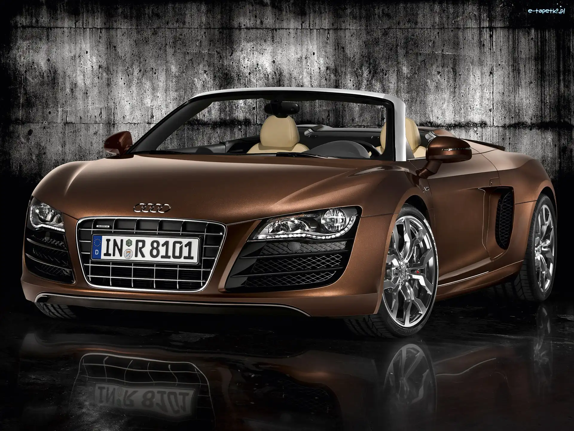 Samochód, Sportowy, Audi R8 Spyder