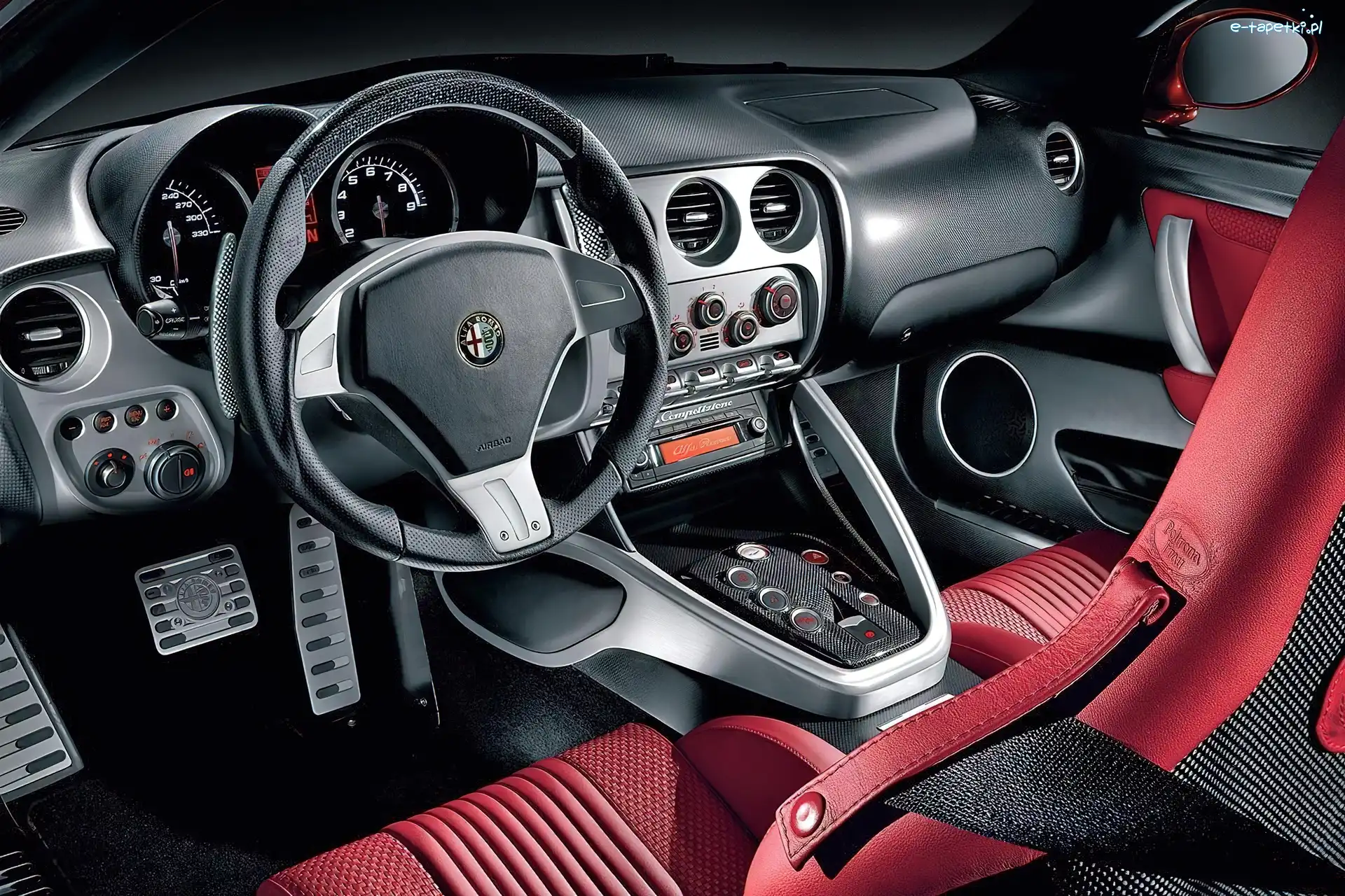 Wnętrze, Alfa Romeo 8C Competizione