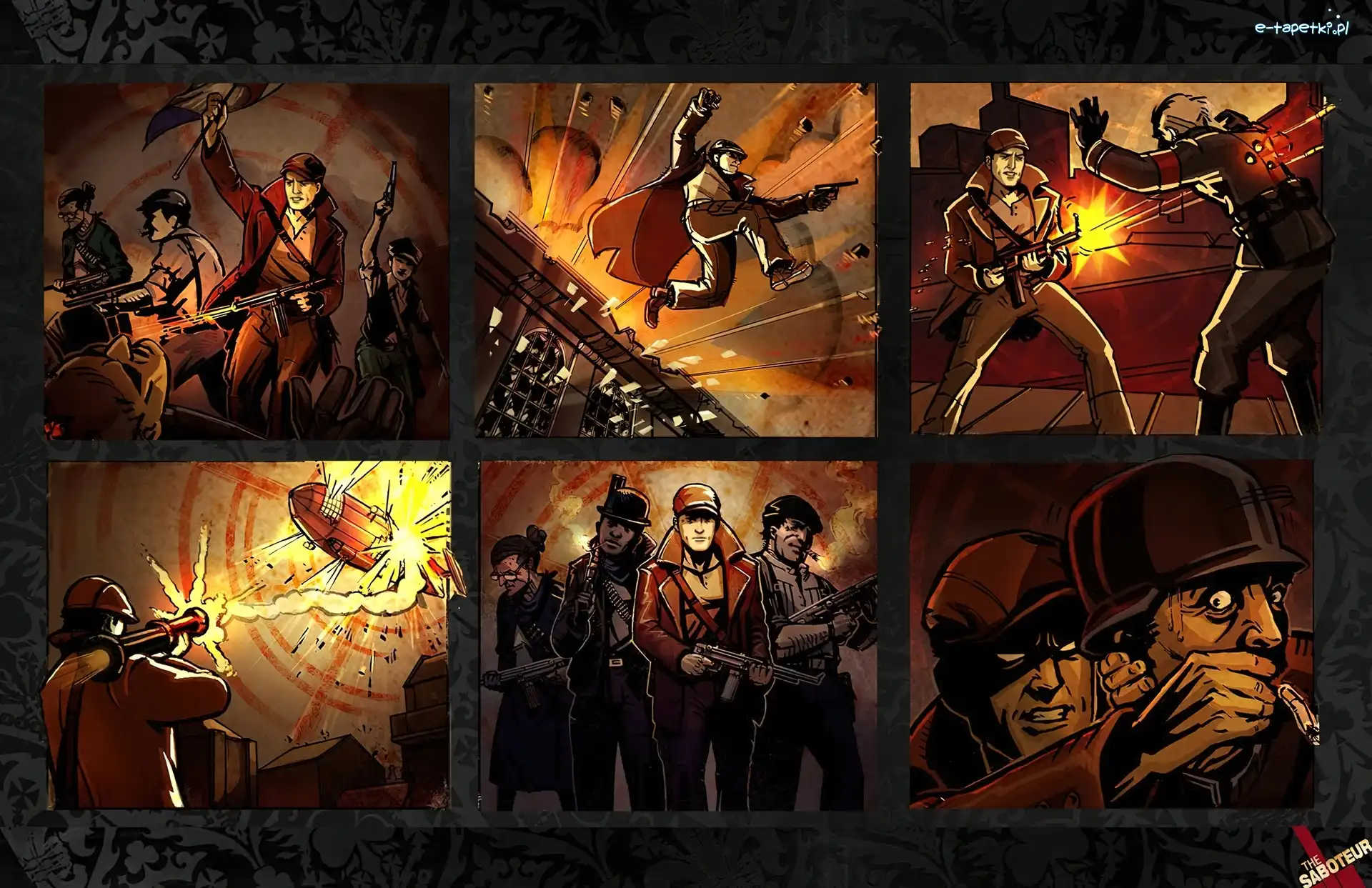 The Saboteur, Komiks