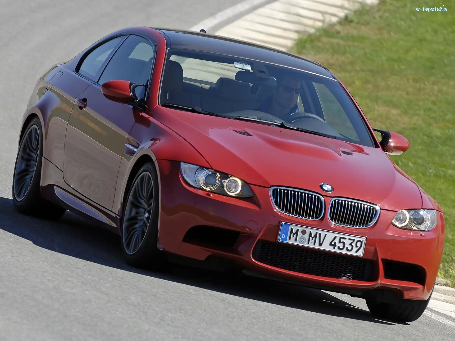 BMW, E90, M-Power, Czerwone