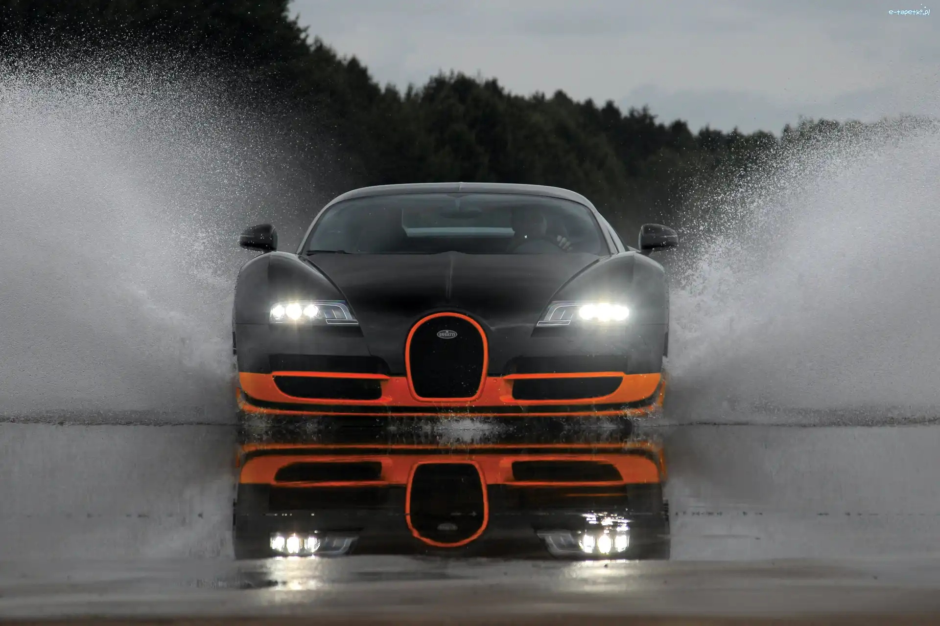 Woda, Test, Bugatti Veyron Super Sport