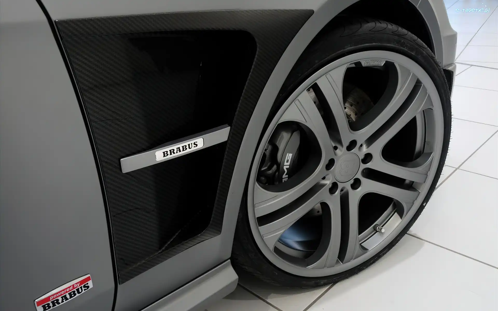 Mercedes E63, Powietrza, Wlot, Brabus, Pakiet