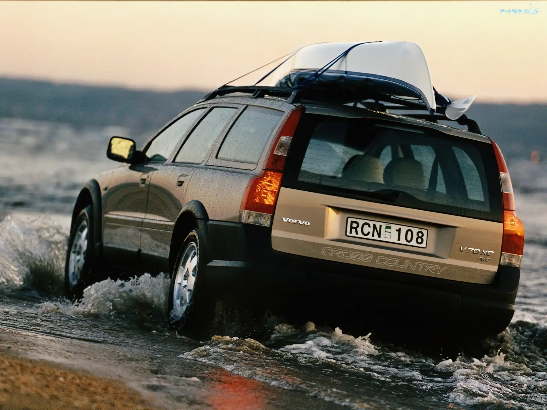 Kajak, plaża, V 70