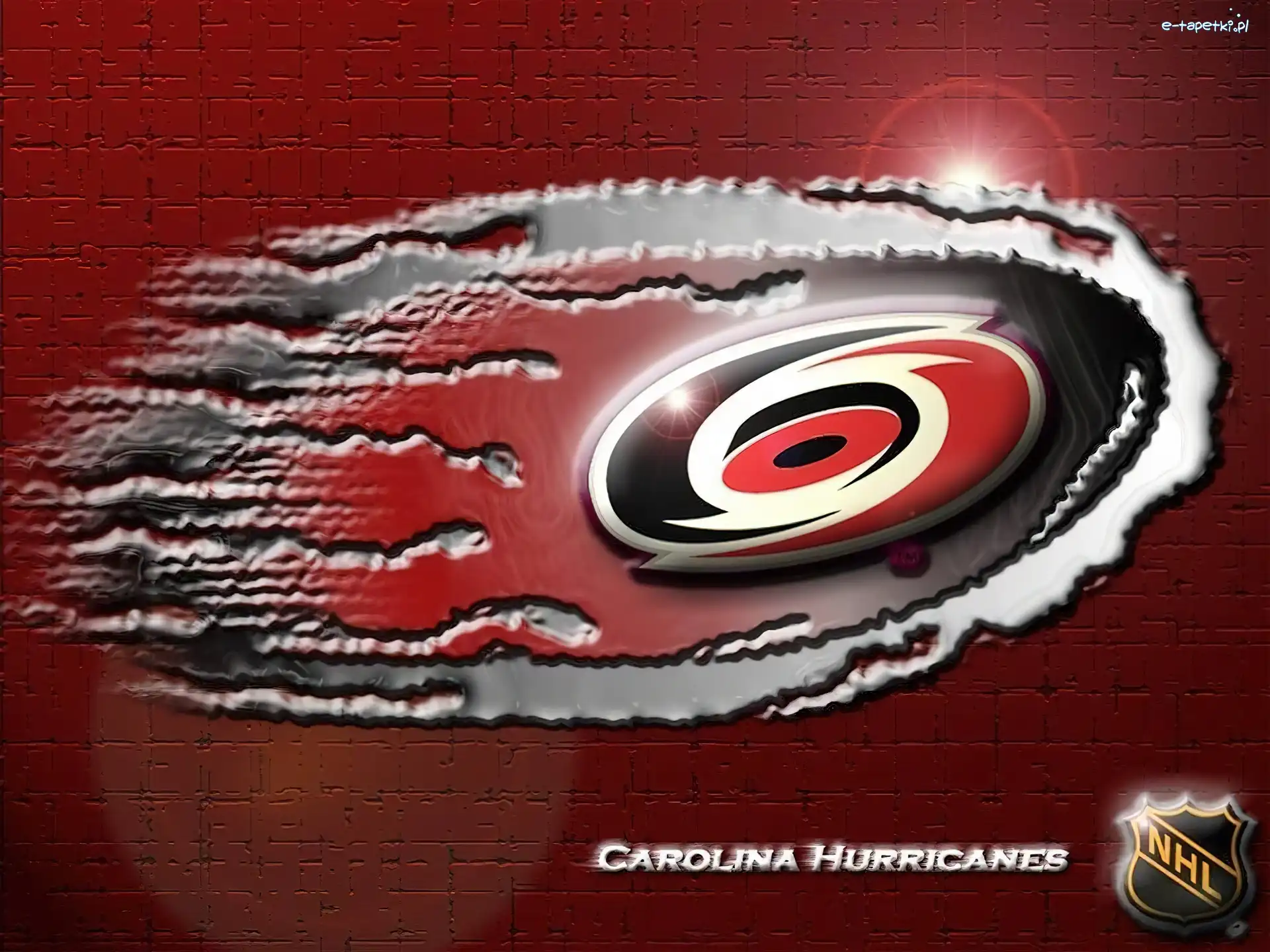 Logo, Hokejowej, Drużyny, Carolina Hurricanes, NHL
