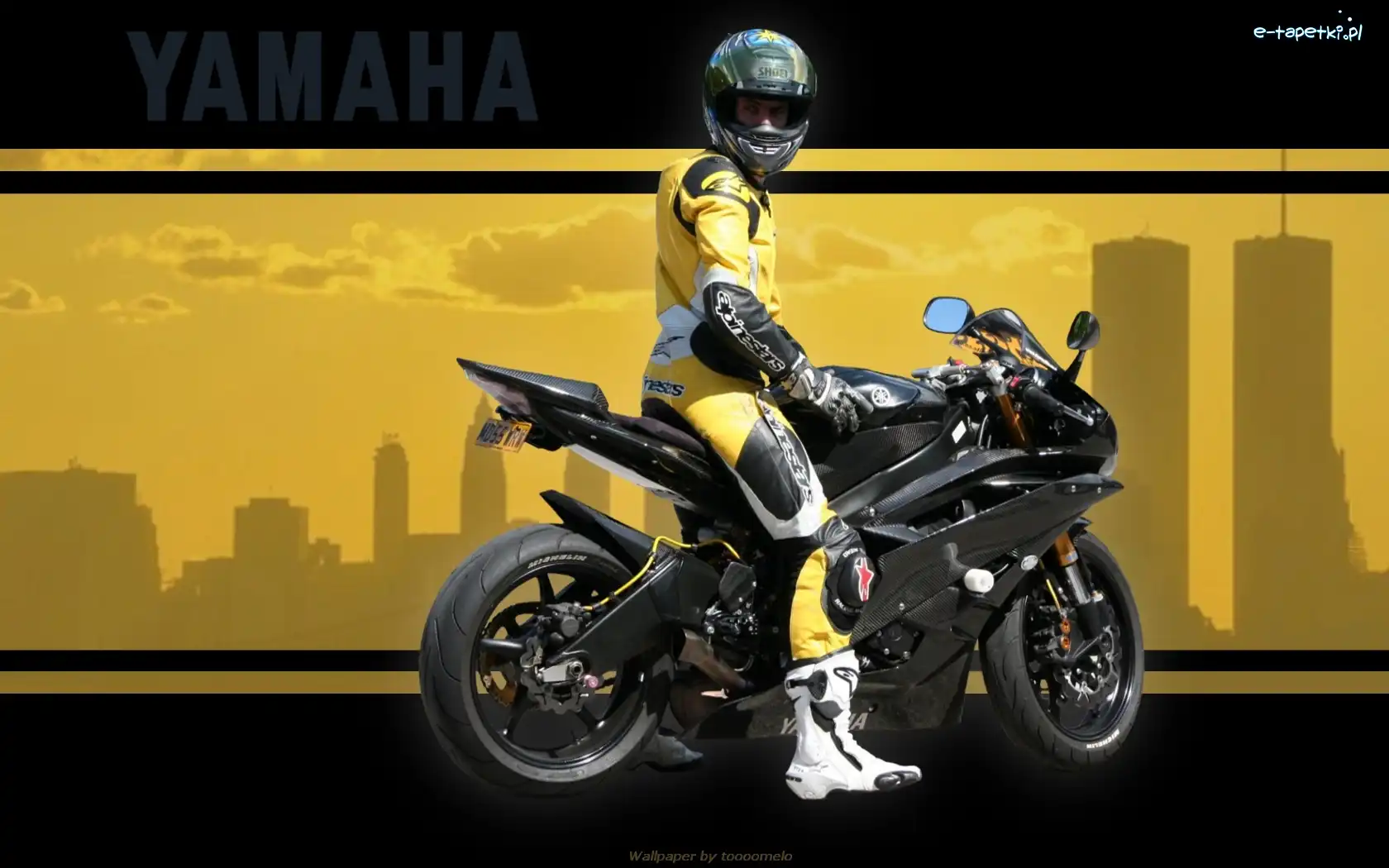 Alpinestars, Yamaha R1, Czarna