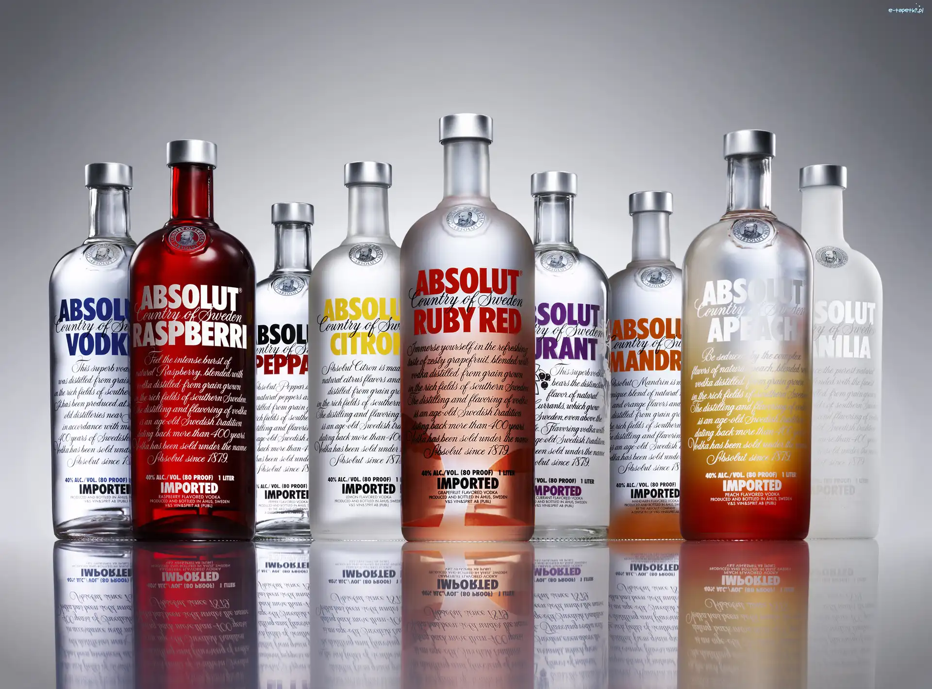 Absolut, Smaki, Różne, Wódka
