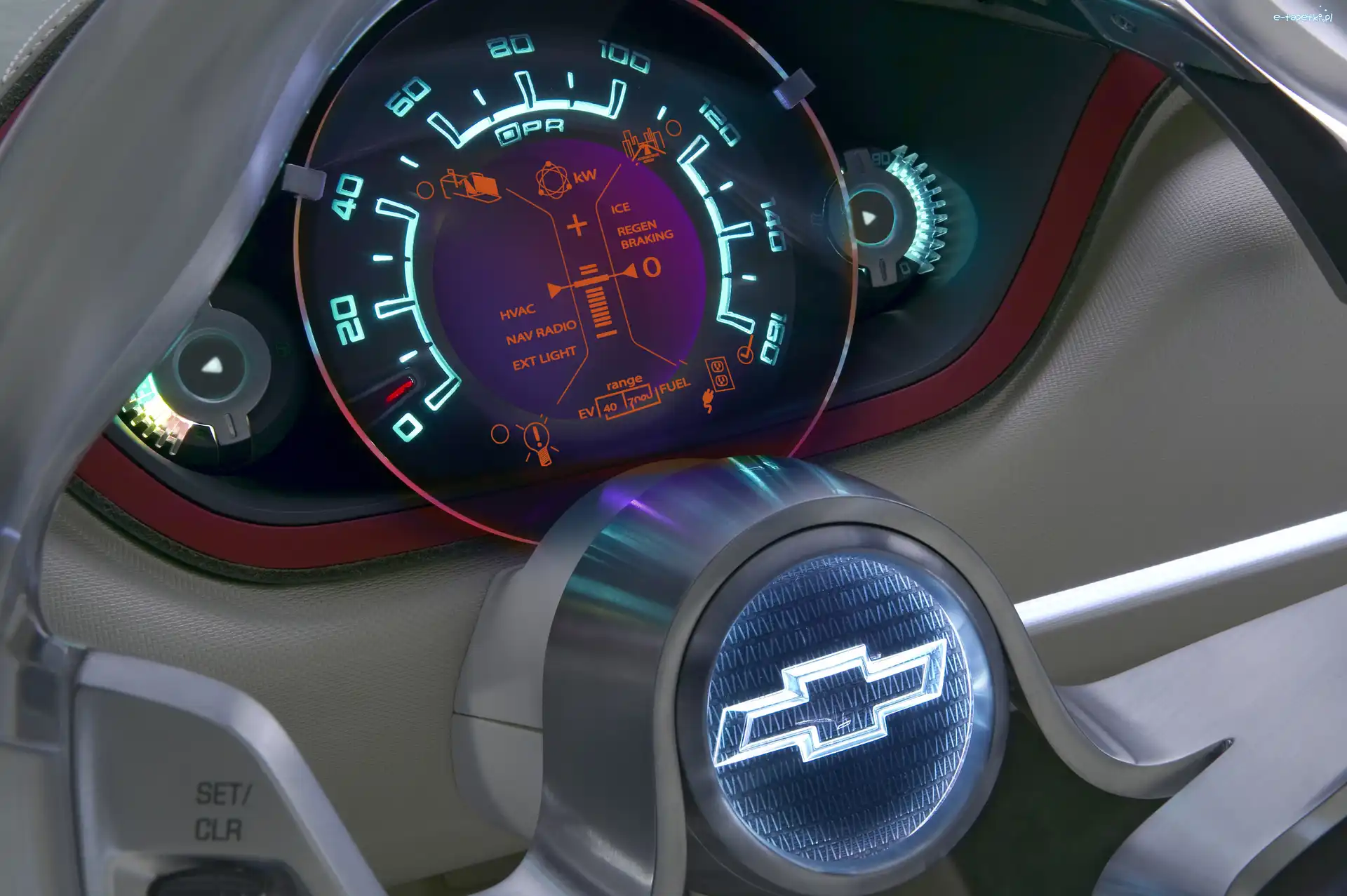 Naładowania, Wskaźniki, Chevrolet Volt