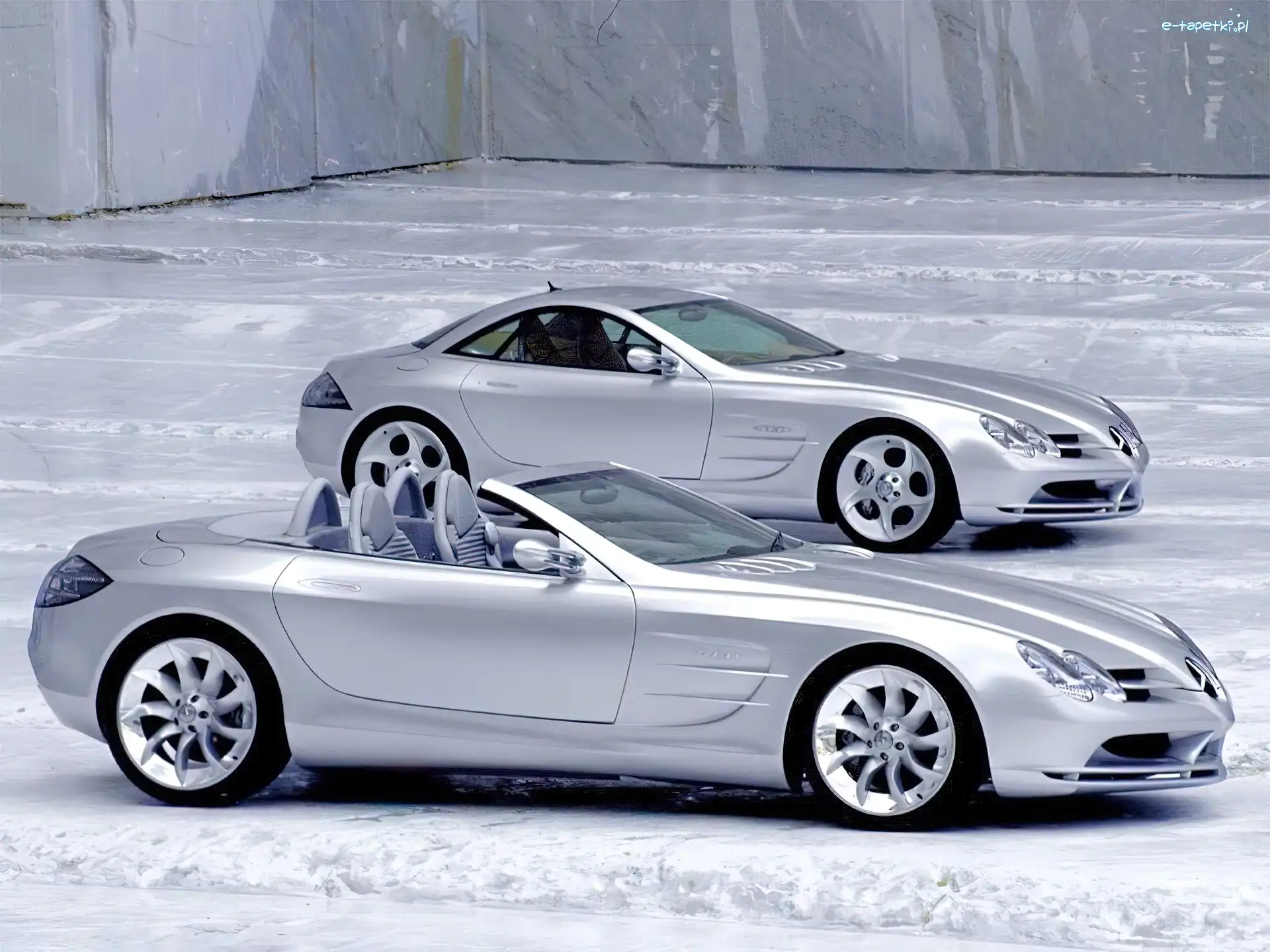 Otwarty, Dach, Sztywny, Mercedes SLR