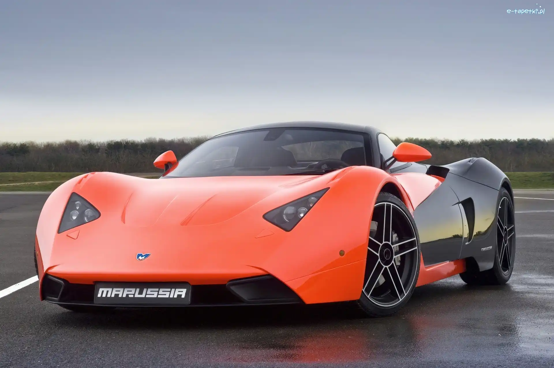 Marussia B1, Czarna, Pomarańczowo