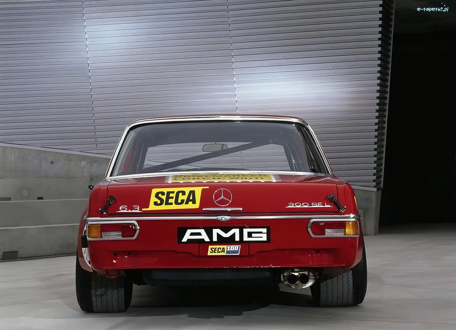 AMG, Mercedes 300 SEL, Tył