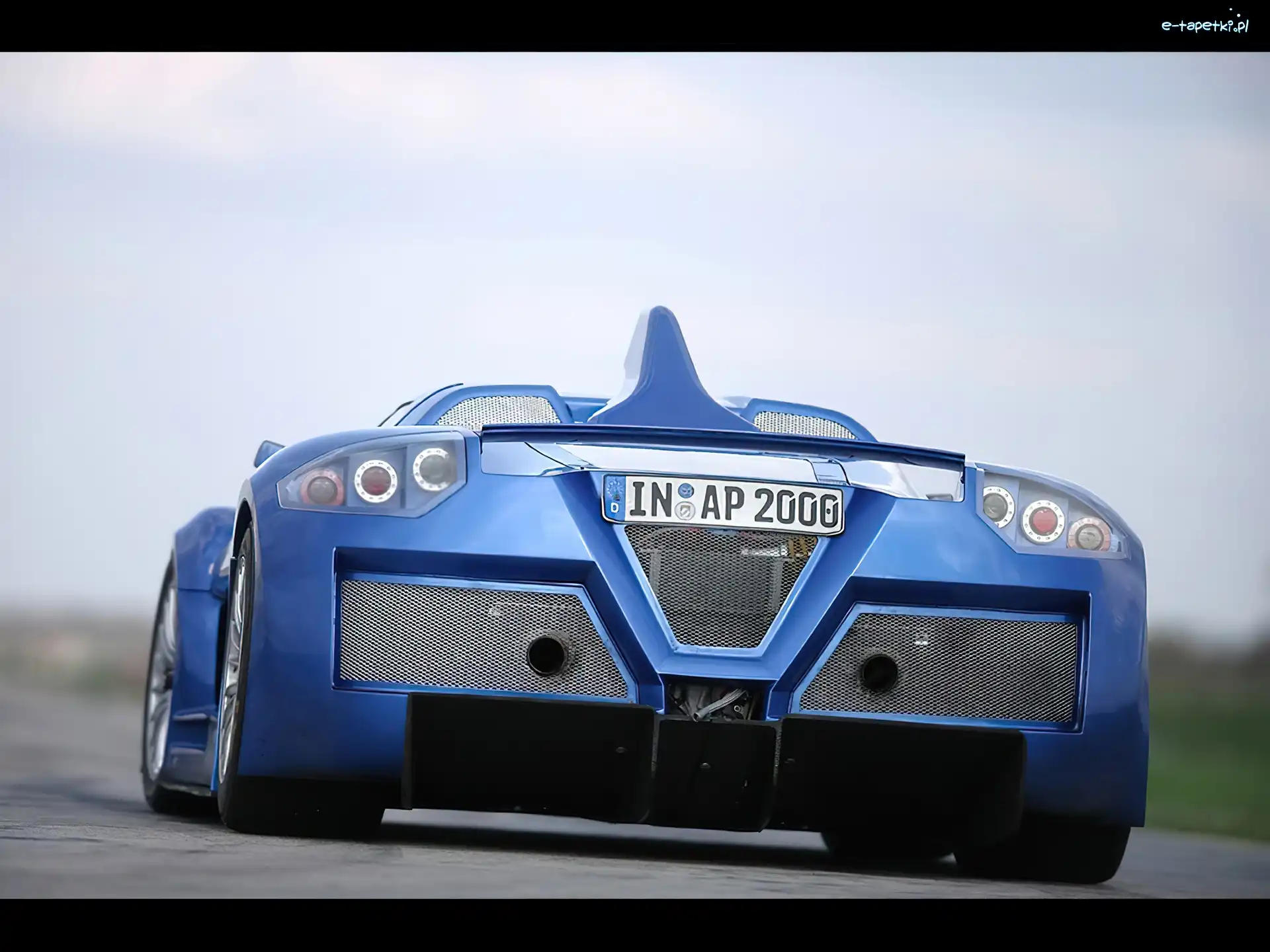 Gumpert Apollo, Wydechowe, Rury, Tył