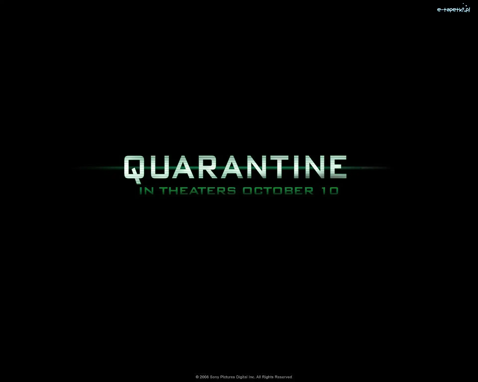 Quarantine, Rozkładówka
