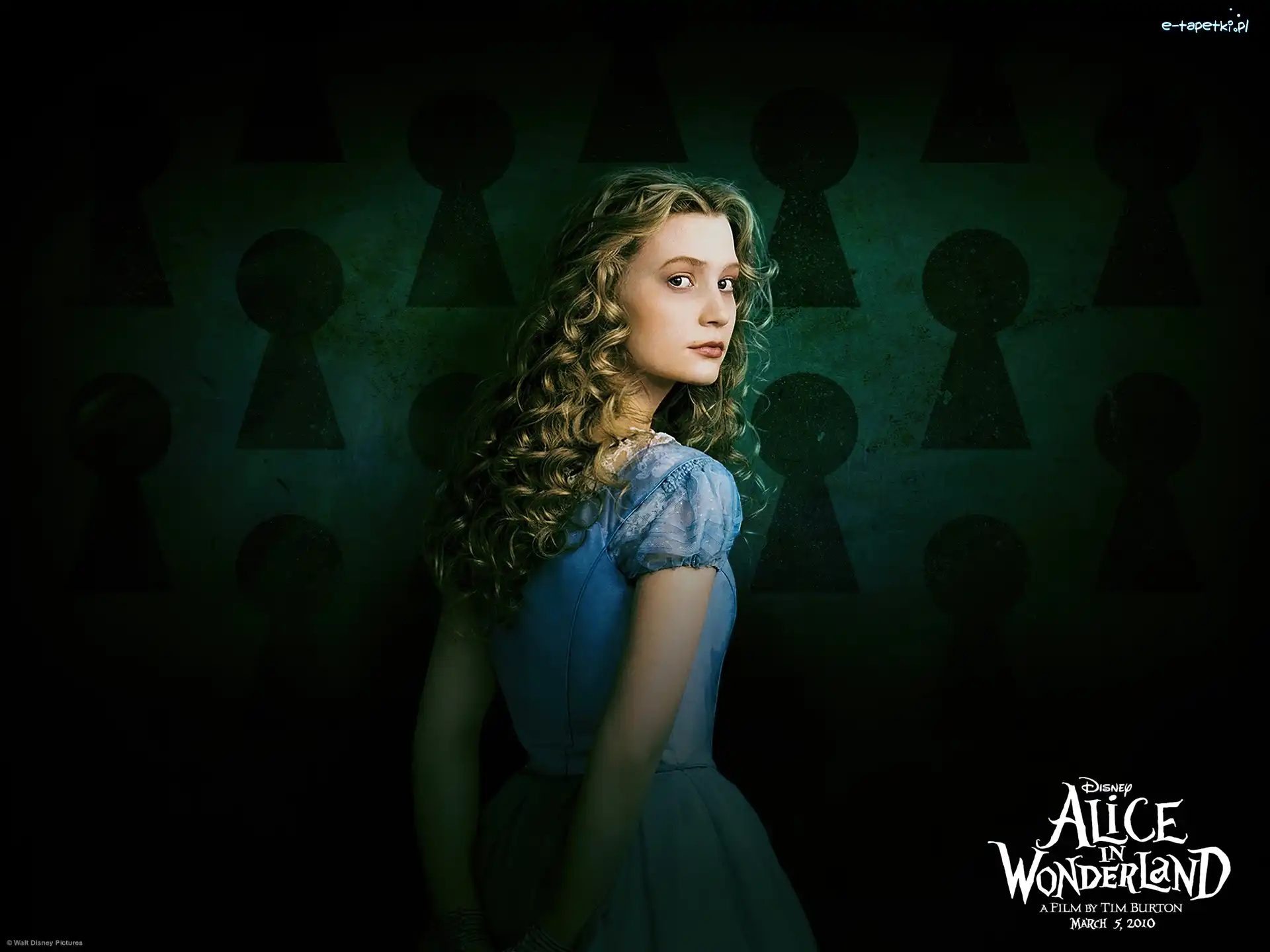Alice in Wonderland, Mia Wasikowska, Aktorka, Alicja w Krainie Czarów