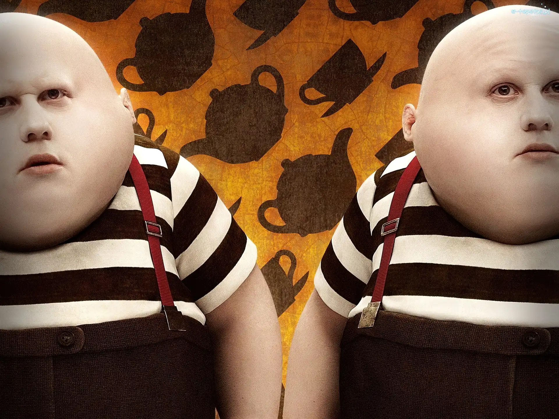 Alice in Wonderland, Głowy, Duże, Alicja w Krainie Czarów
