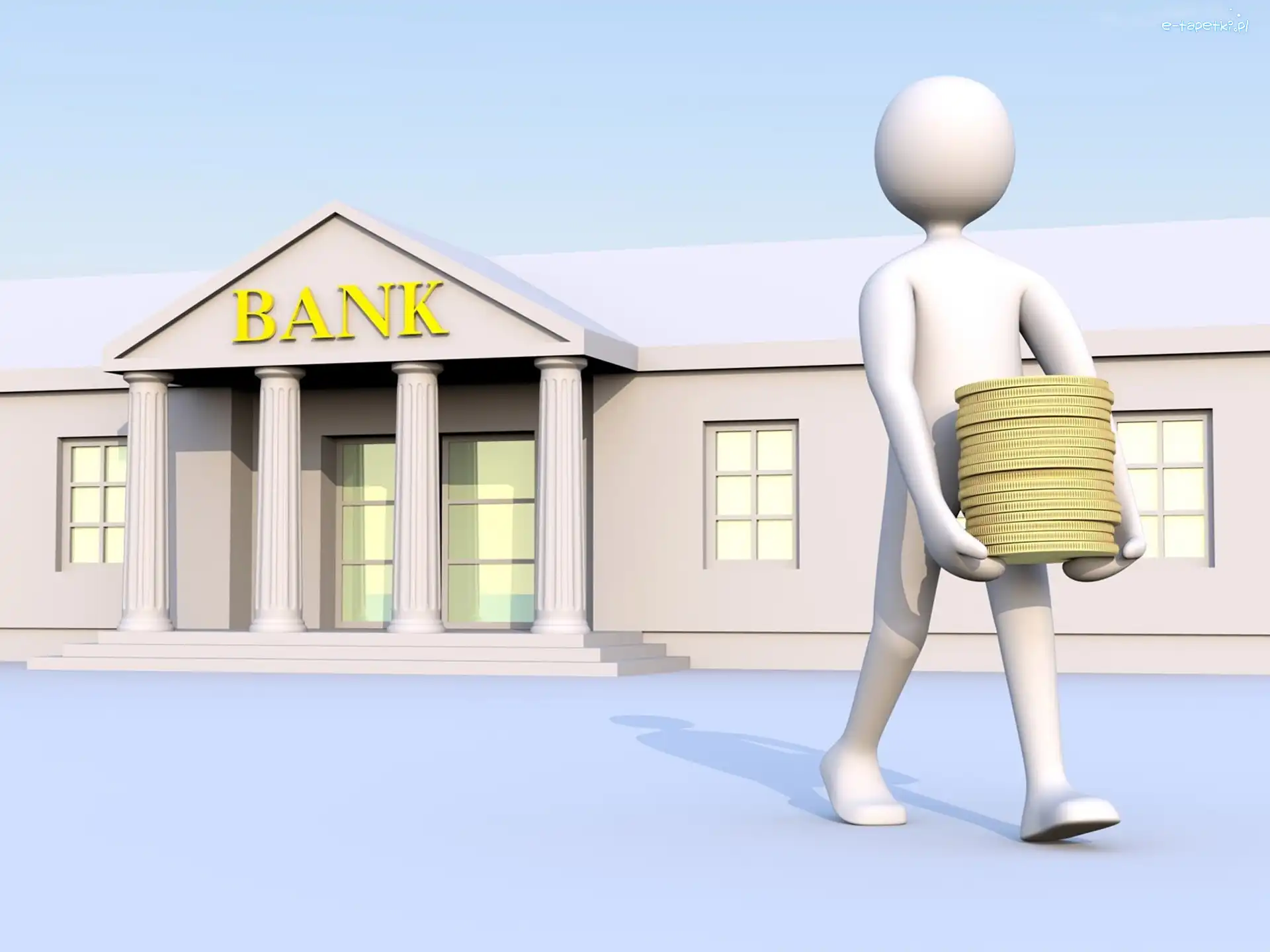 3D, Pieniądze, Bank