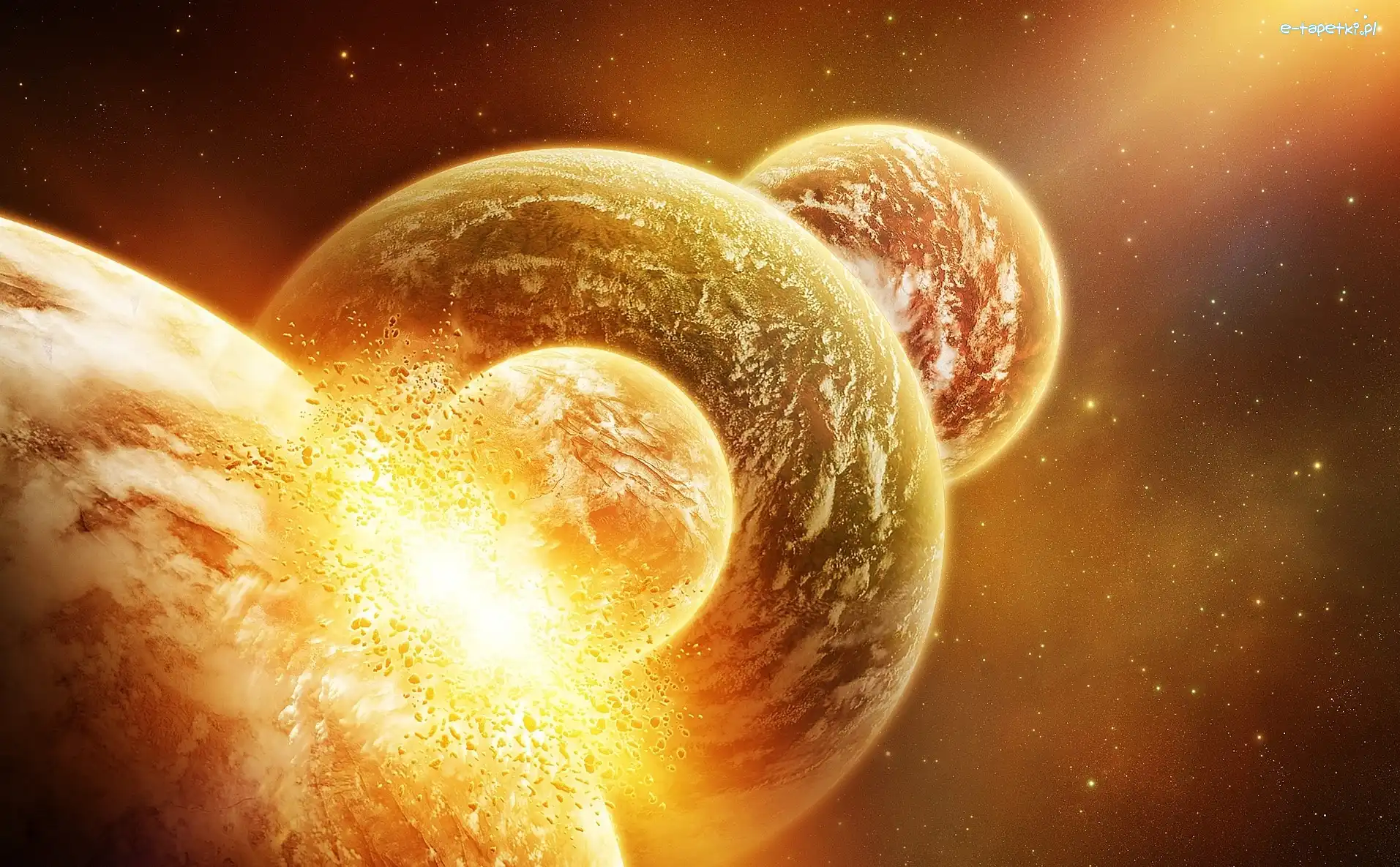 Planet, Kolizja