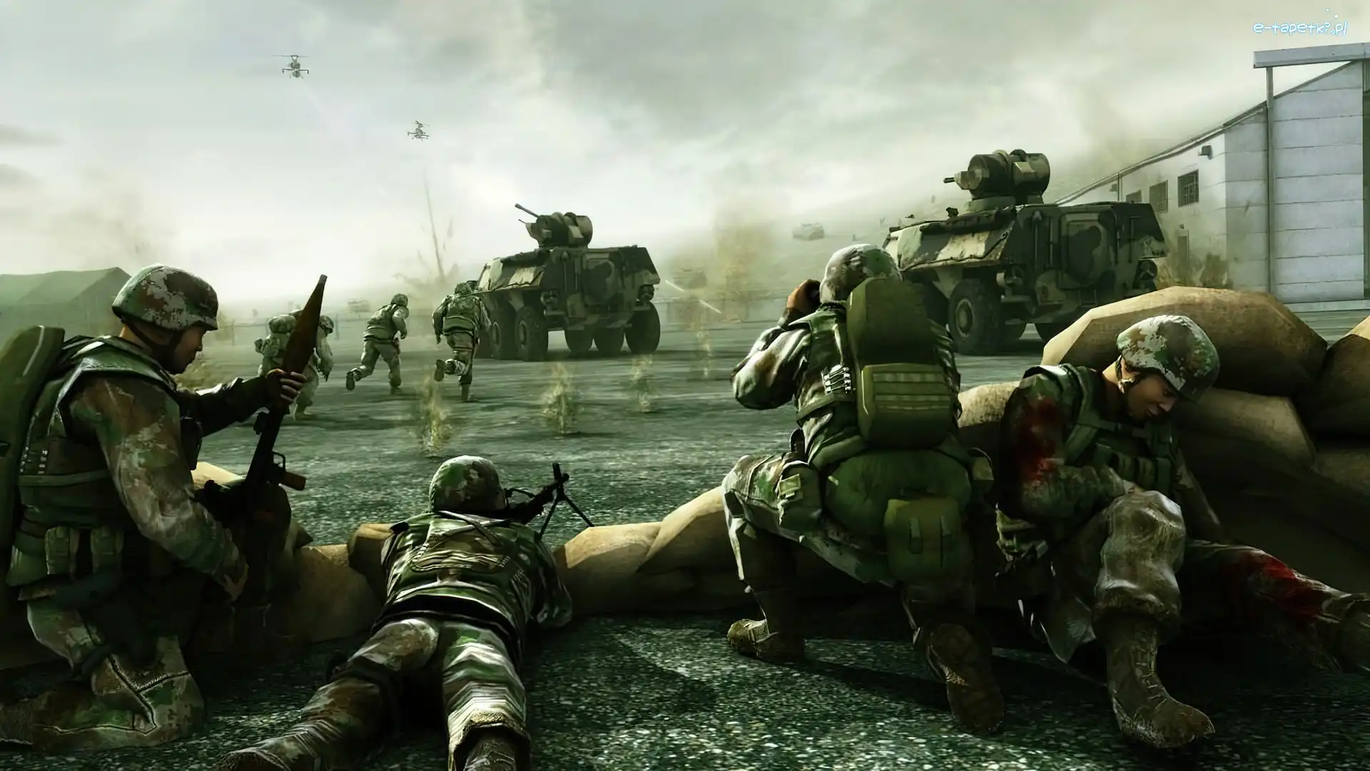 Ranny, Ostrzał, Operation Flashpoint 2