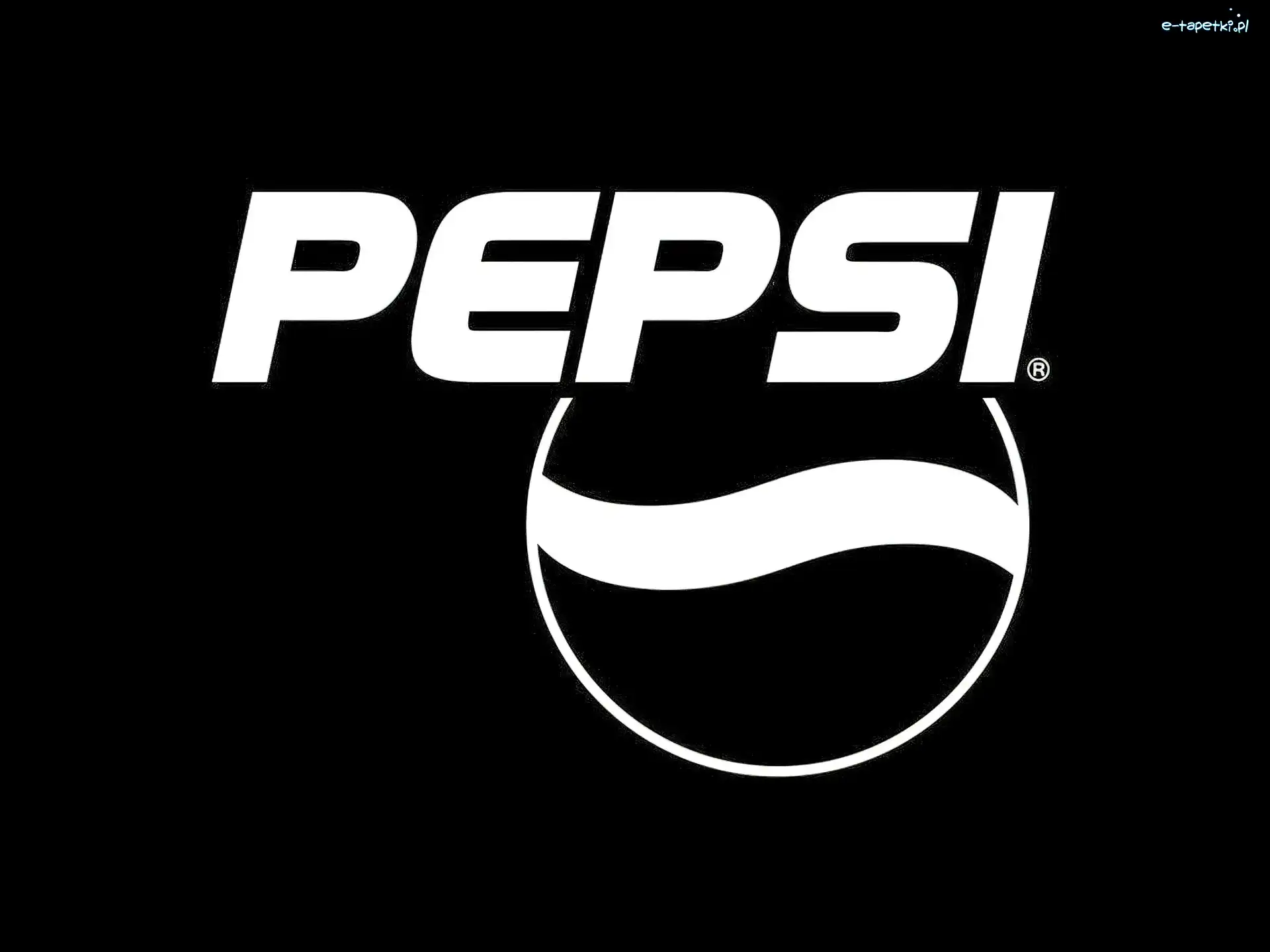 Pepsi, Tło, Czarne, Logo