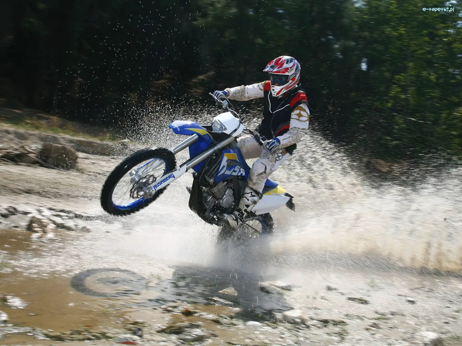 Błoto, Woda, Husaberg FE 450
