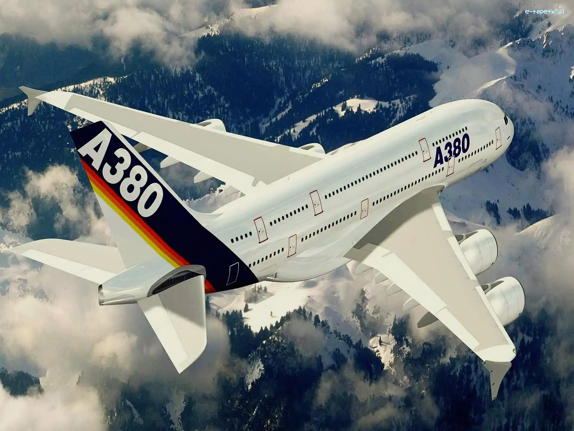 Odrzutowe, Silniki, Airbus A380 SuperJumbo