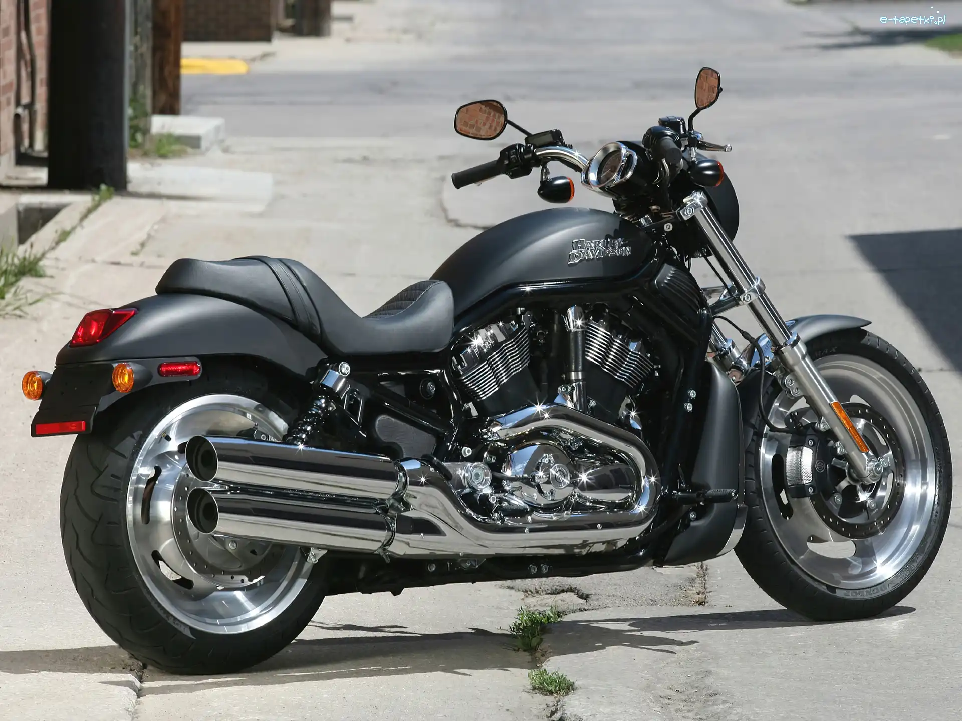Wydechy, Chromowane, Harley Davidson Night Rod
