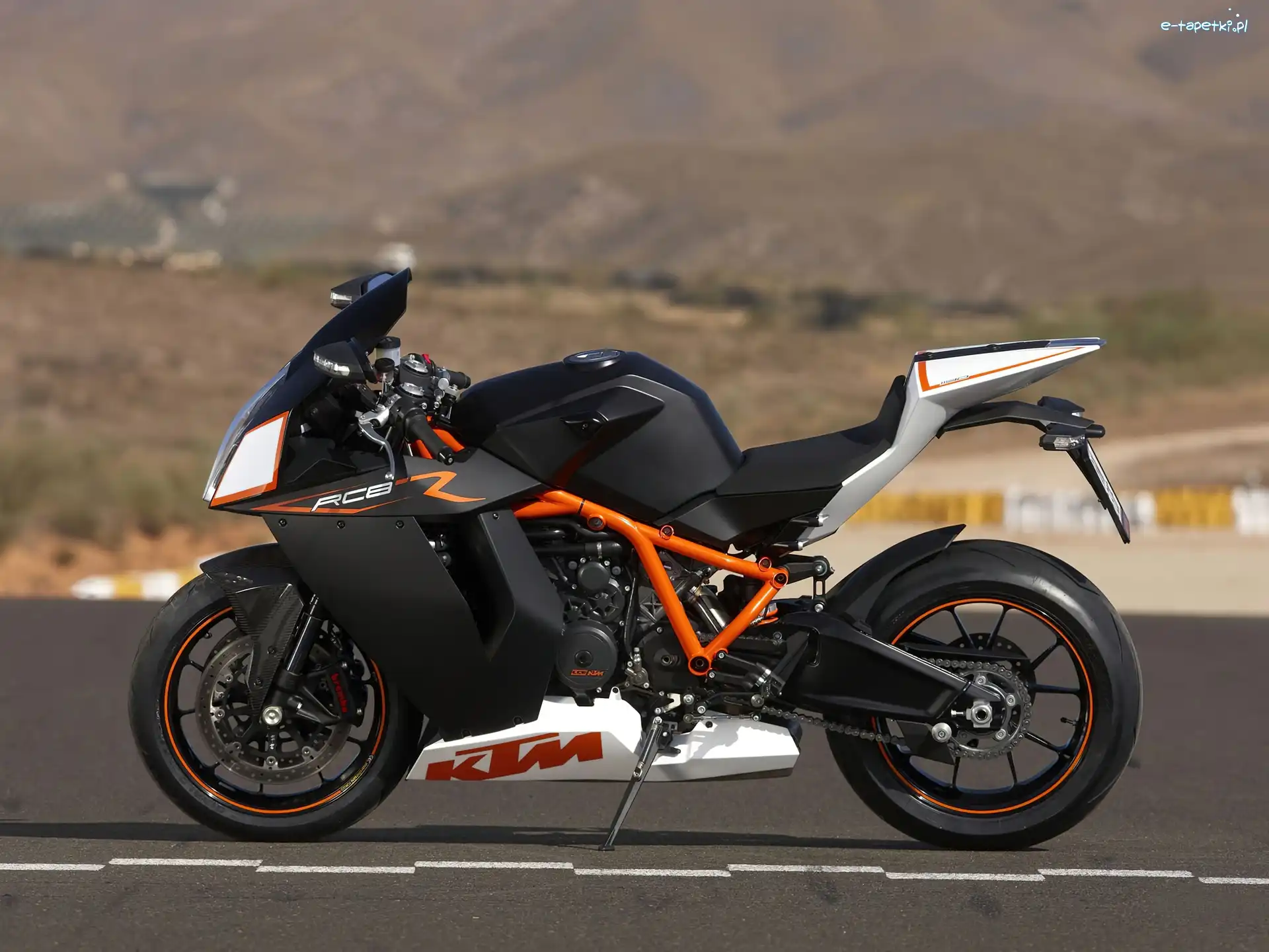 Rama, Pomarańczowa, KTM RC8