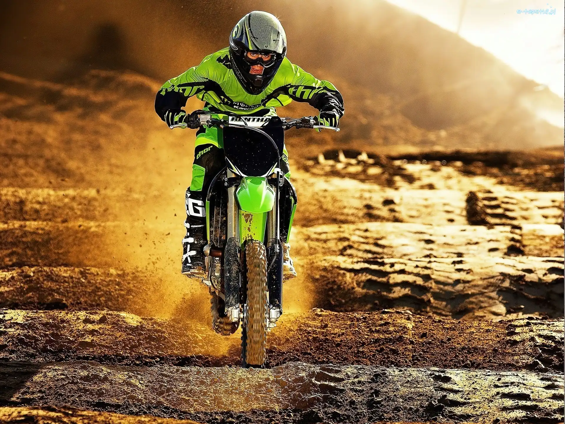 Gogle, Kask, Kawasaki KX250F