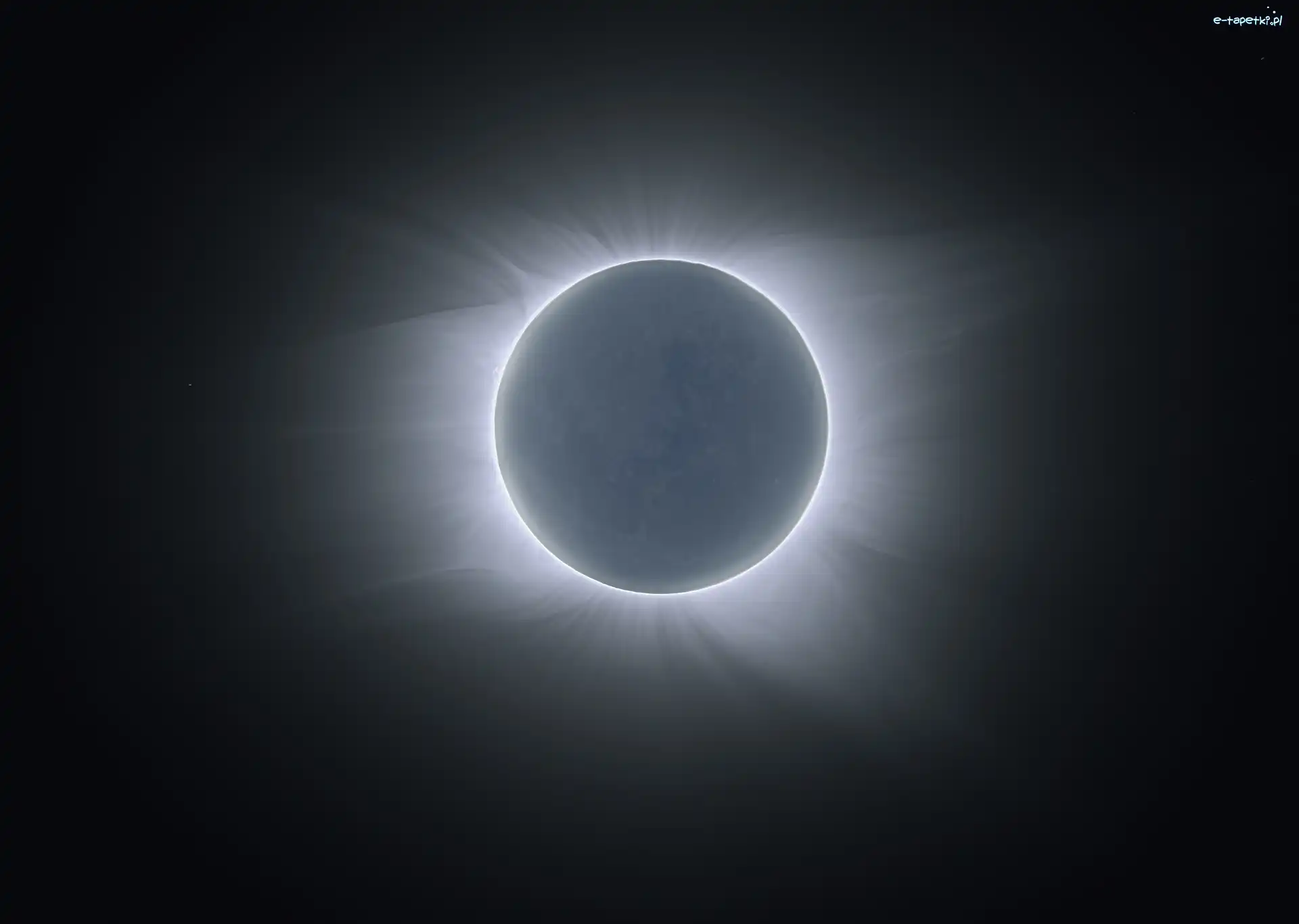 Słońca, Zaćmienie, Całkowite