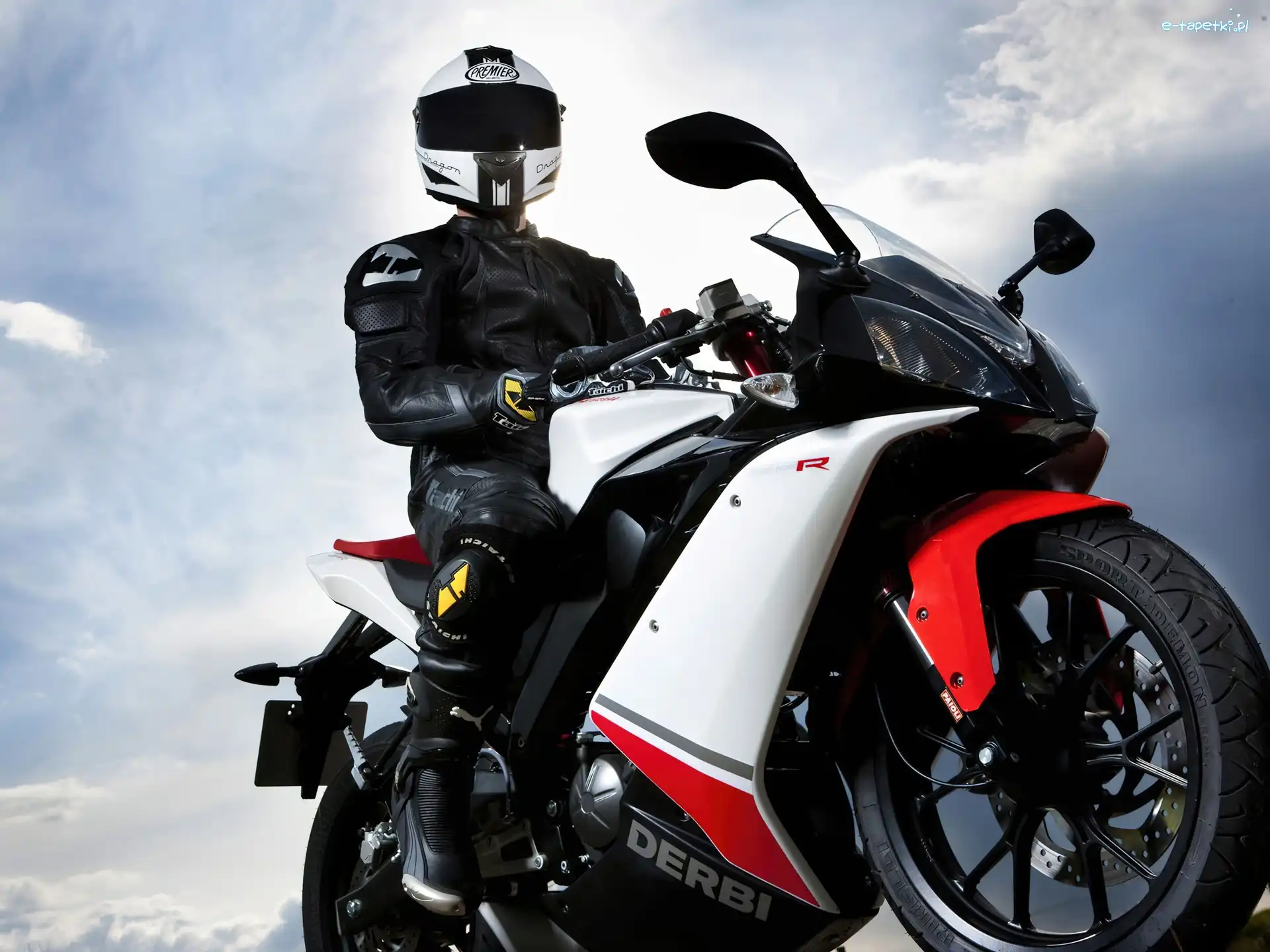 Sport, Kask, Biały, Derbi GPR 125 4T 4V
