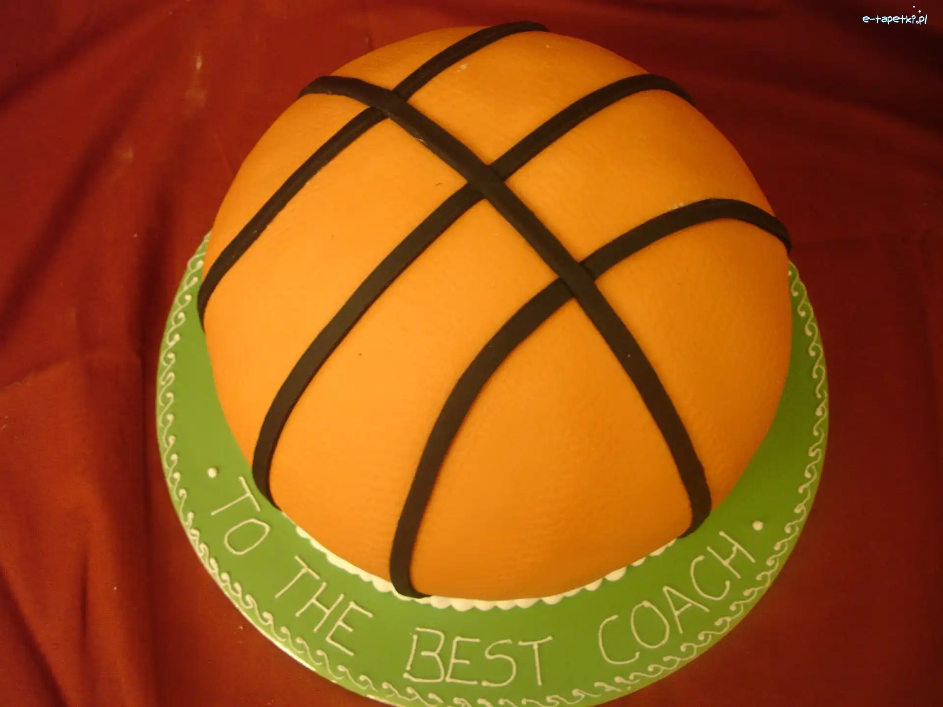 Piłka, Kosza, Do, Tort