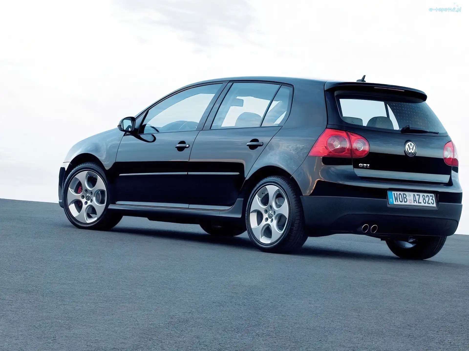 Czarny, GTI, Volkswagen Golf 5