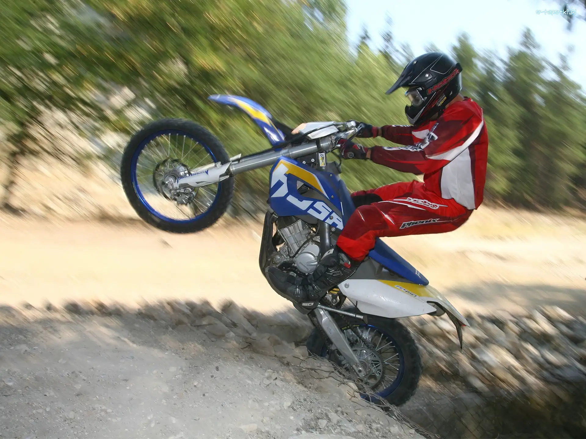 Jazda, Kole, Na, Husaberg FE450