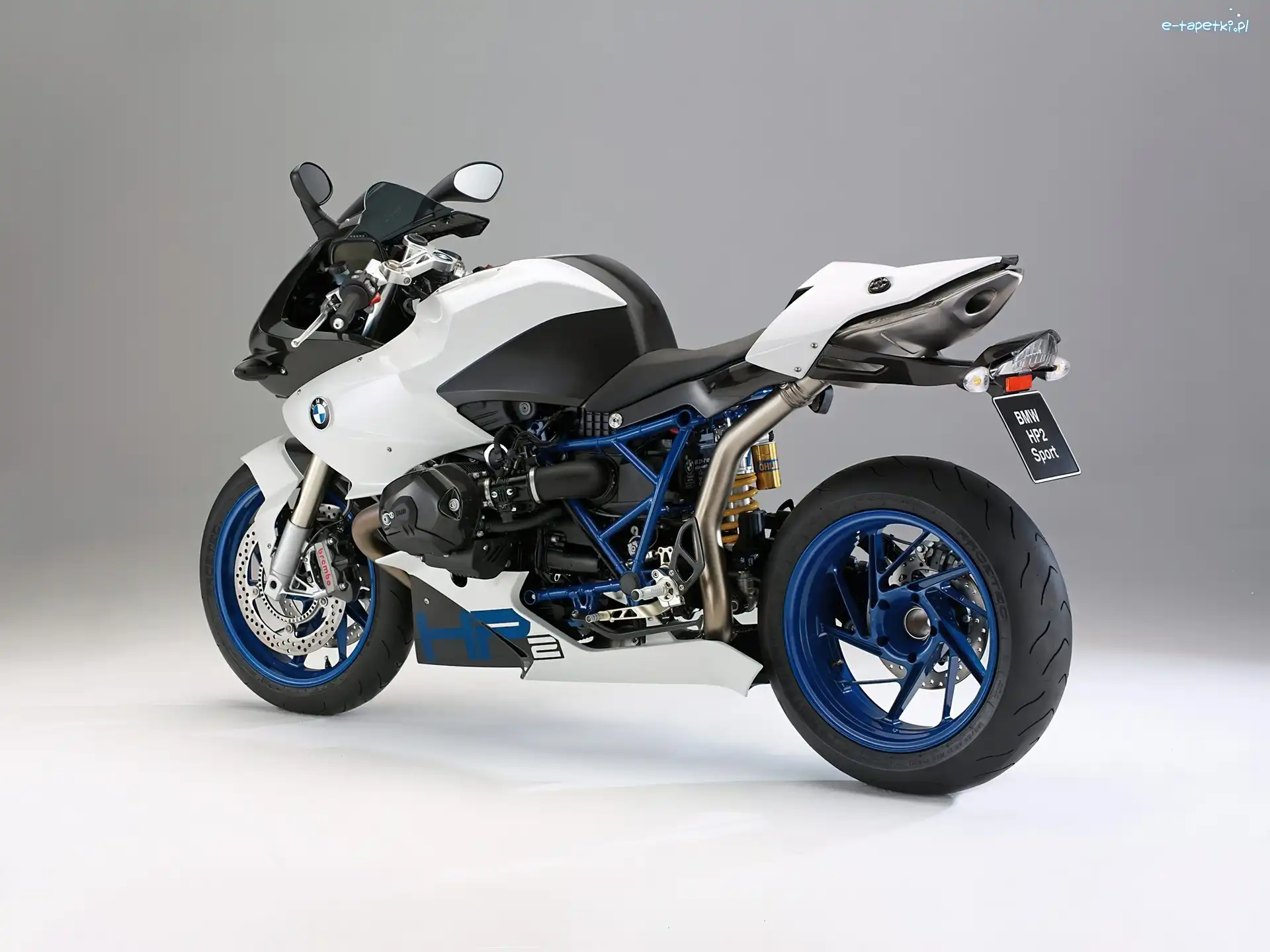 Rama, Wydechowy, Układ, BMW HP2 Sport