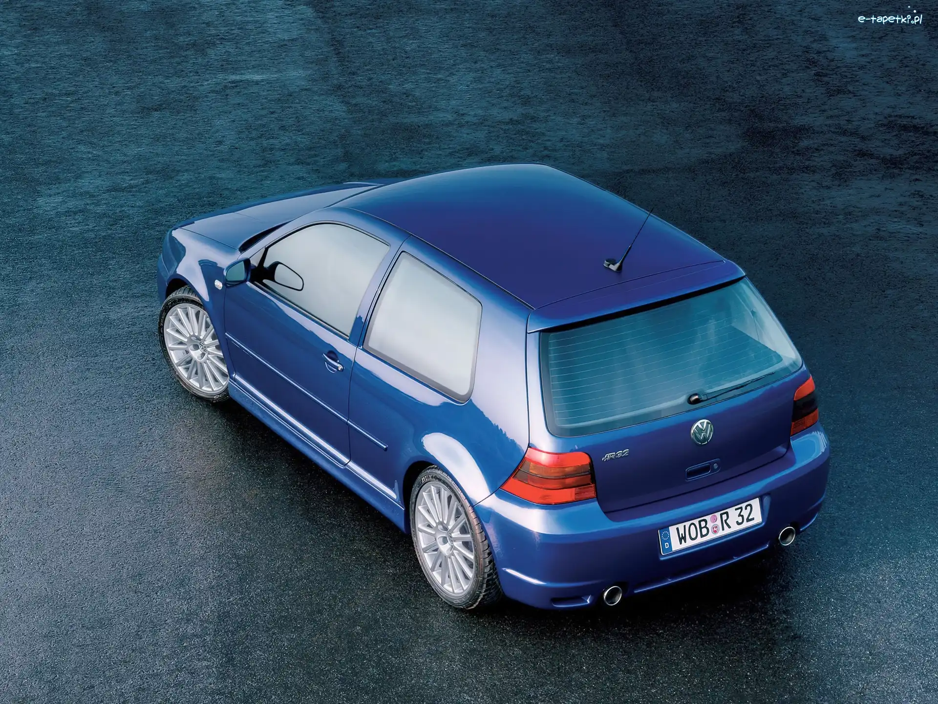 Niebieski, R32, Golf 4