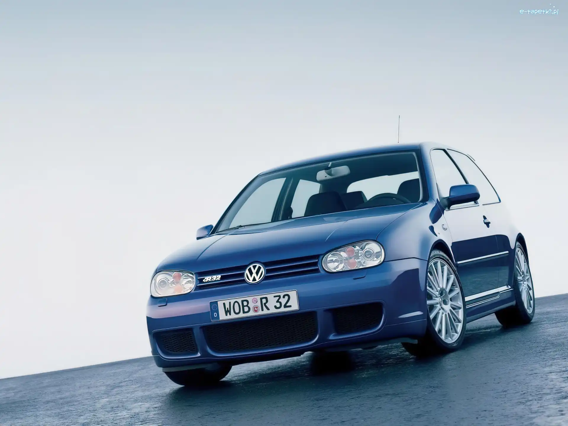 niebieski, R32, Golf 4