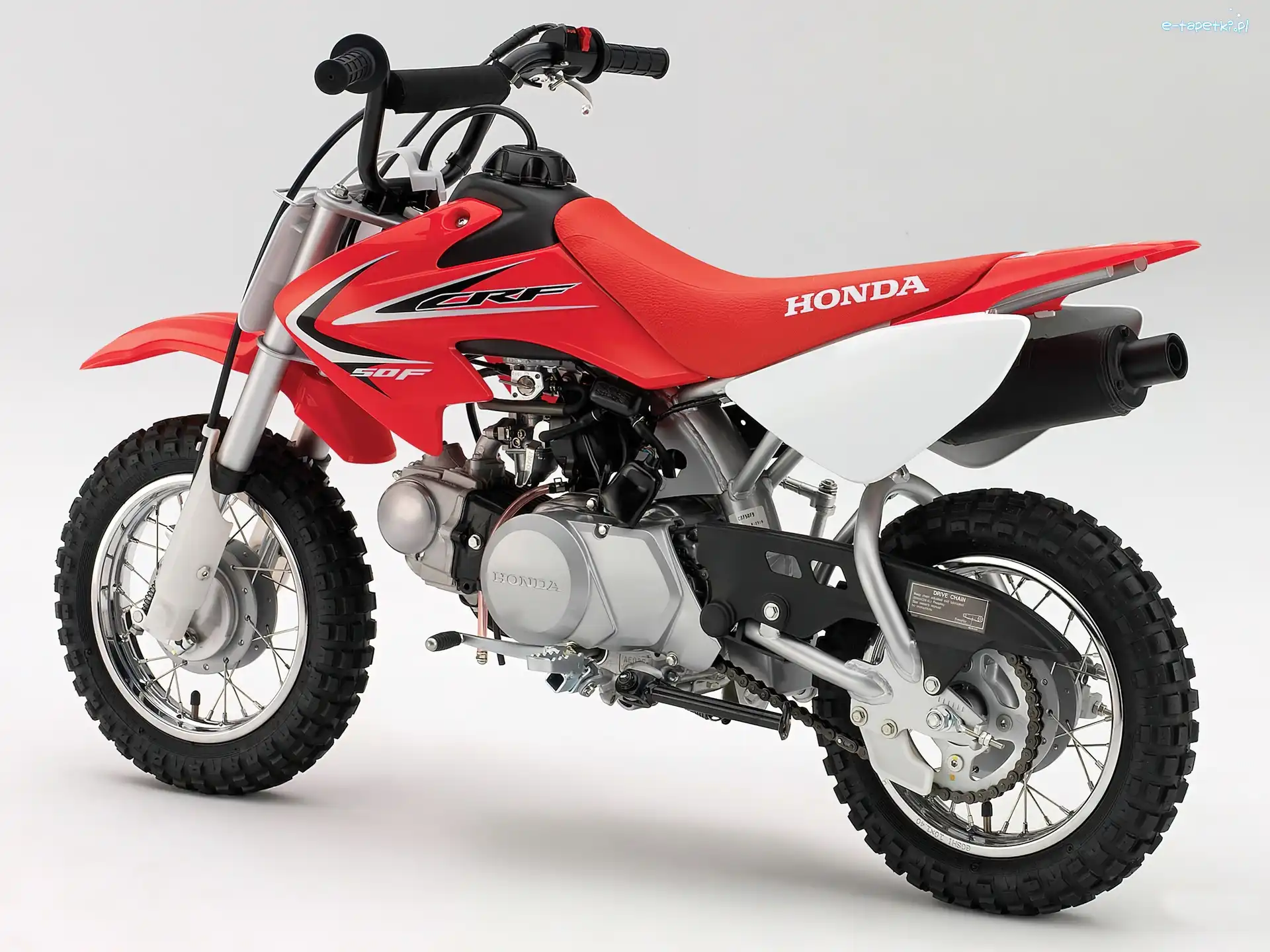 Siedzenie, Honda CRF 50, Czerwona