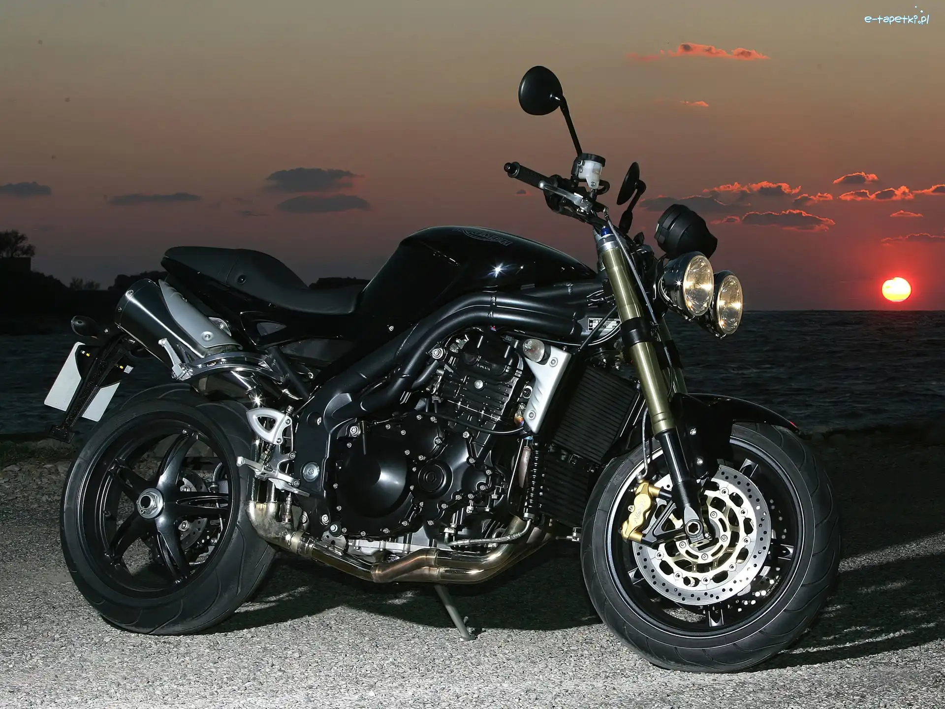 Naked, Triumph Speed Triple, Czarny