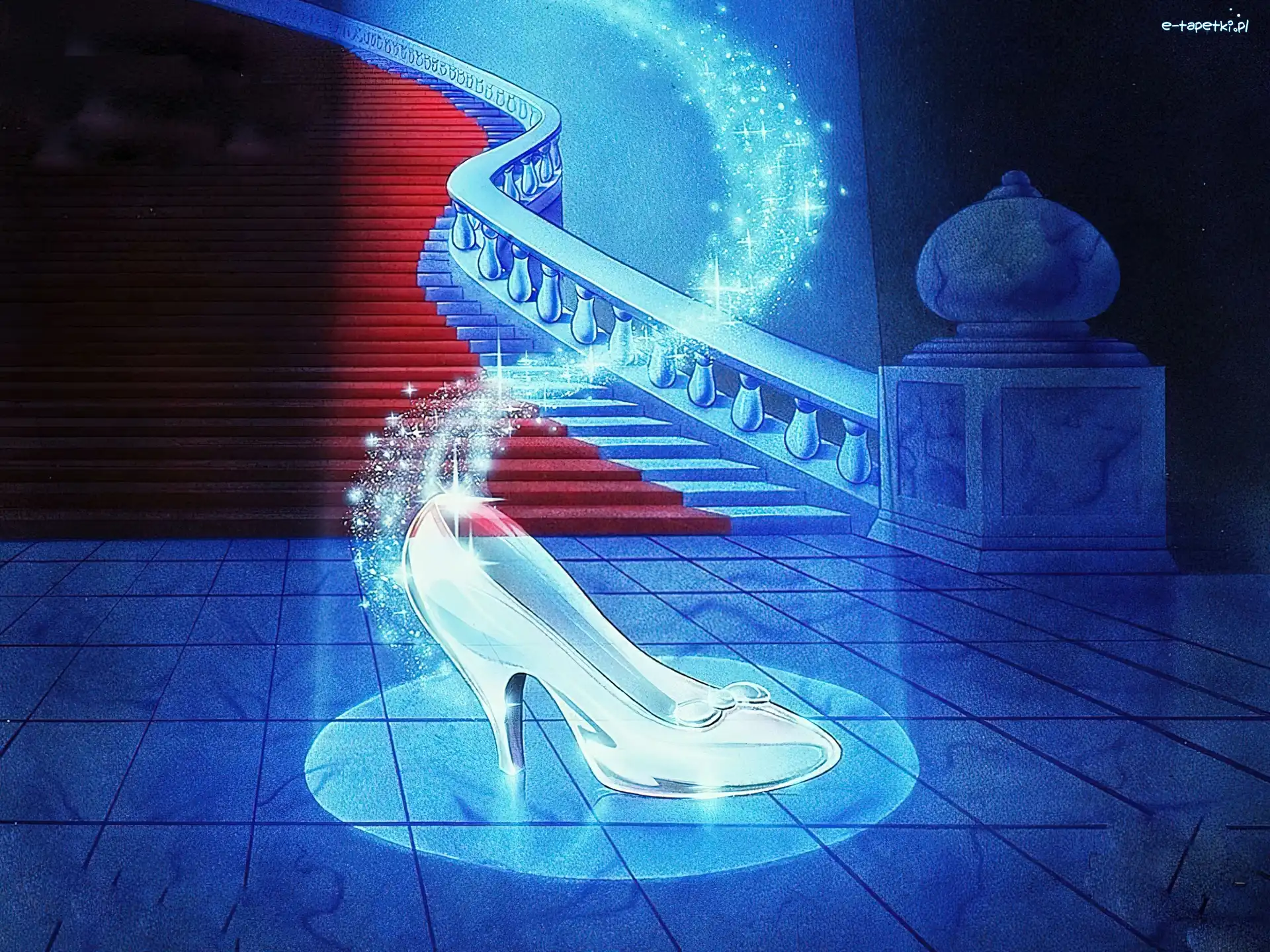 Cinderella, Schody, Pantofelek, Kopciuszek