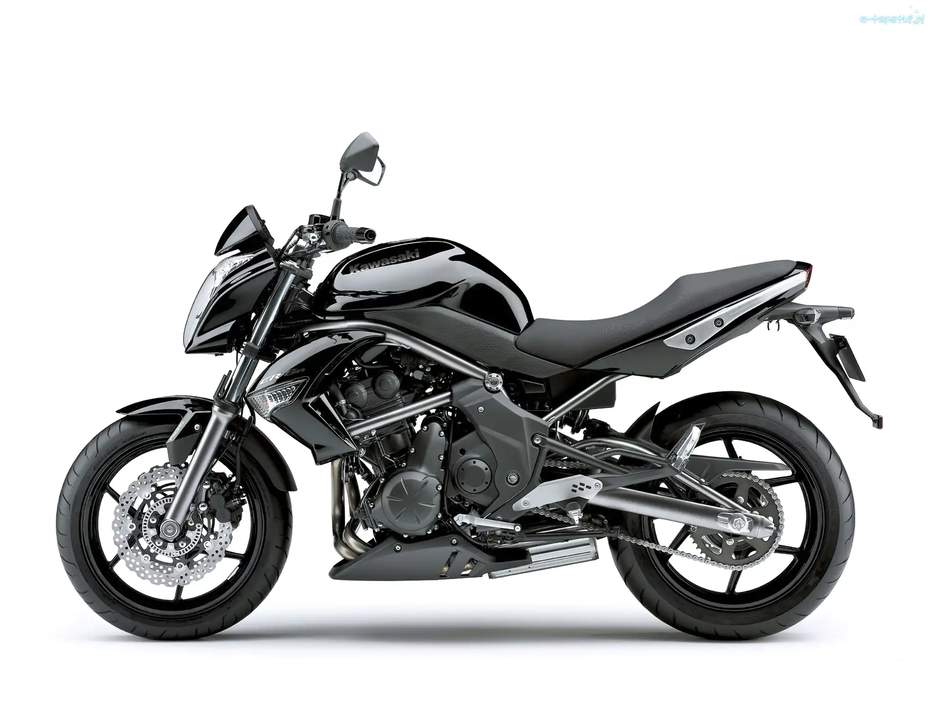Łańcuch, Kawasaki ER-6N, Czarny