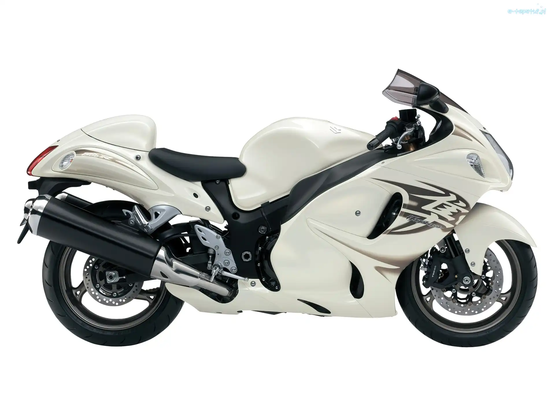 Tłumik, Suzuki GSX 1300R Hayabusa, Biała
