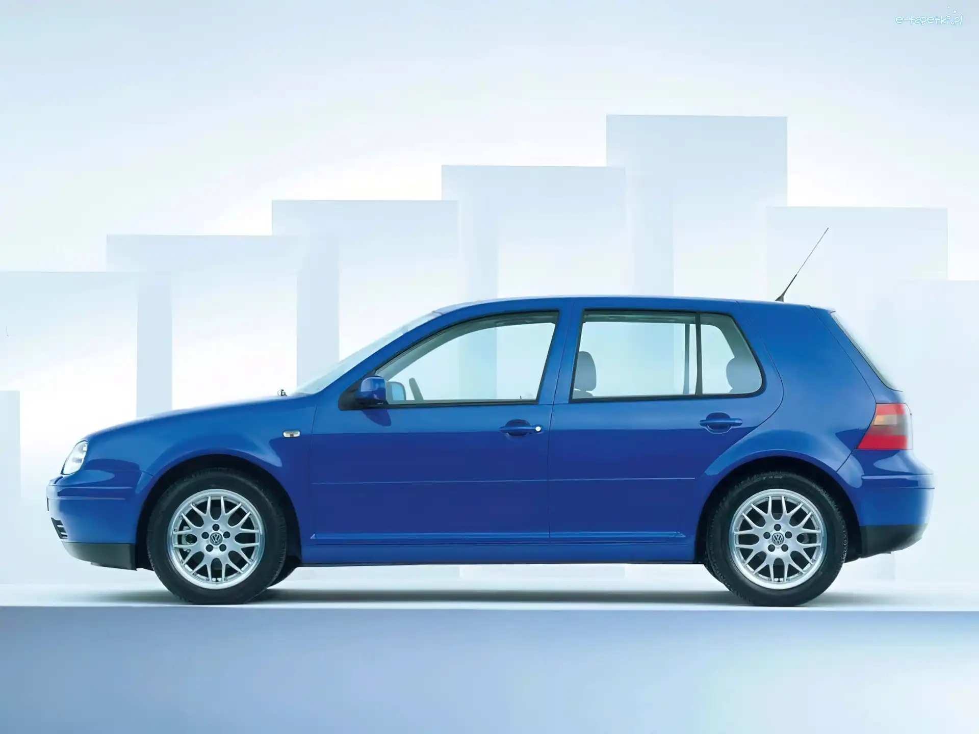 5d, Niebieski, Volkswagen Golf 4