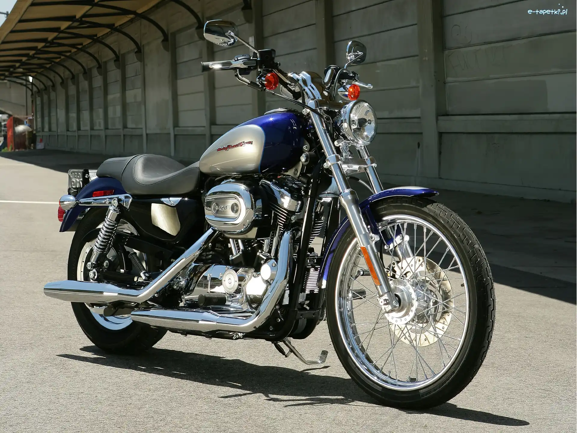 Odblaski, Lusterka, Harley Davidson XL1200C