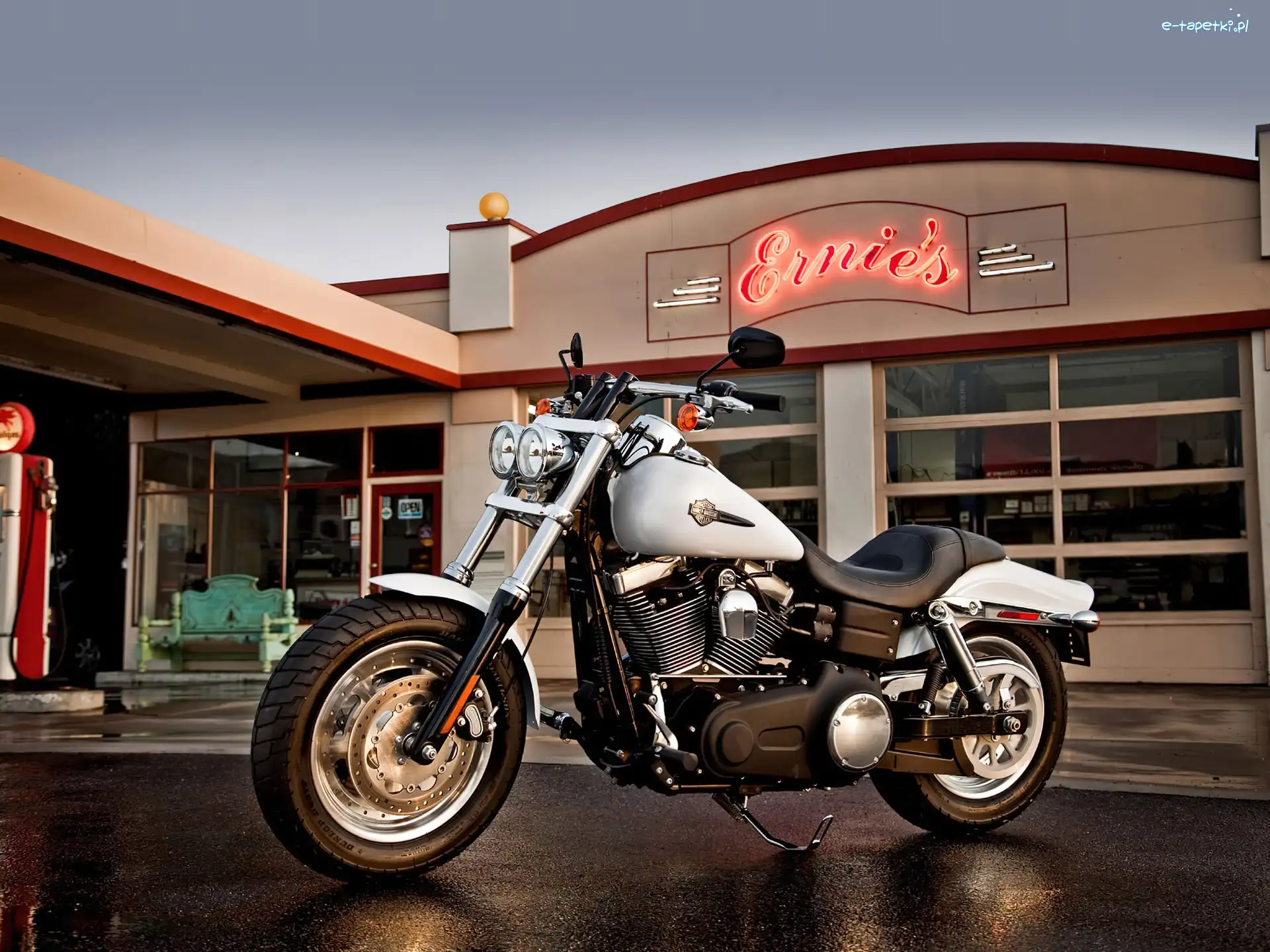 Lampa, Podwójna, Harley Davidson Fat Bob