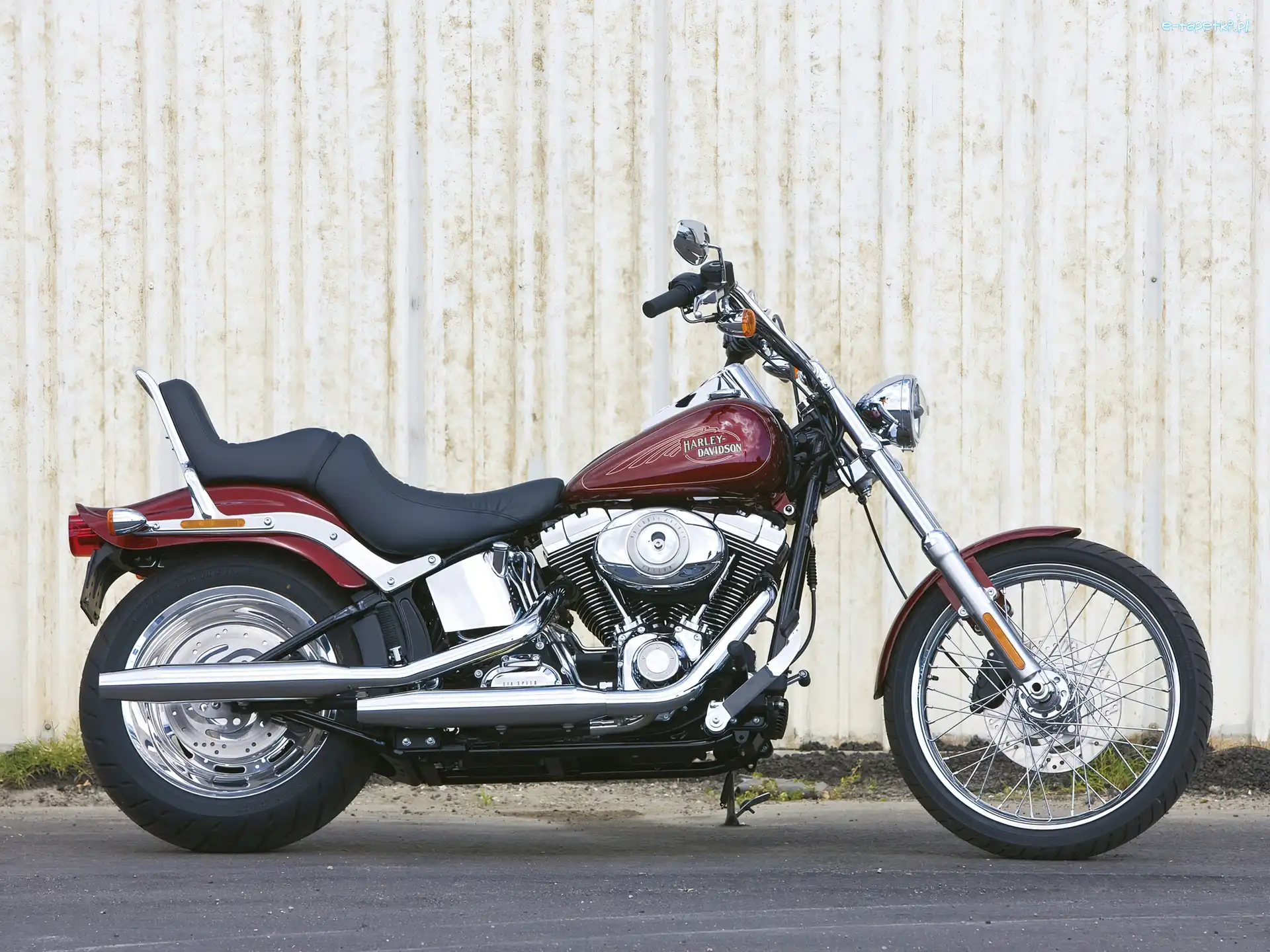 Oparcie, Siedzenie, Harley Davidson Softail Custom