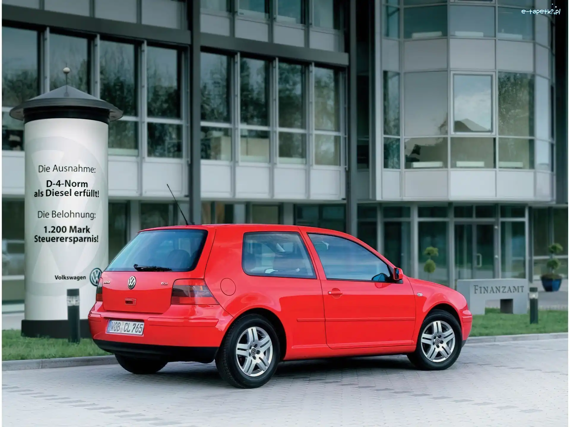 Pomarańczowy, Volkswagen Golf 4
