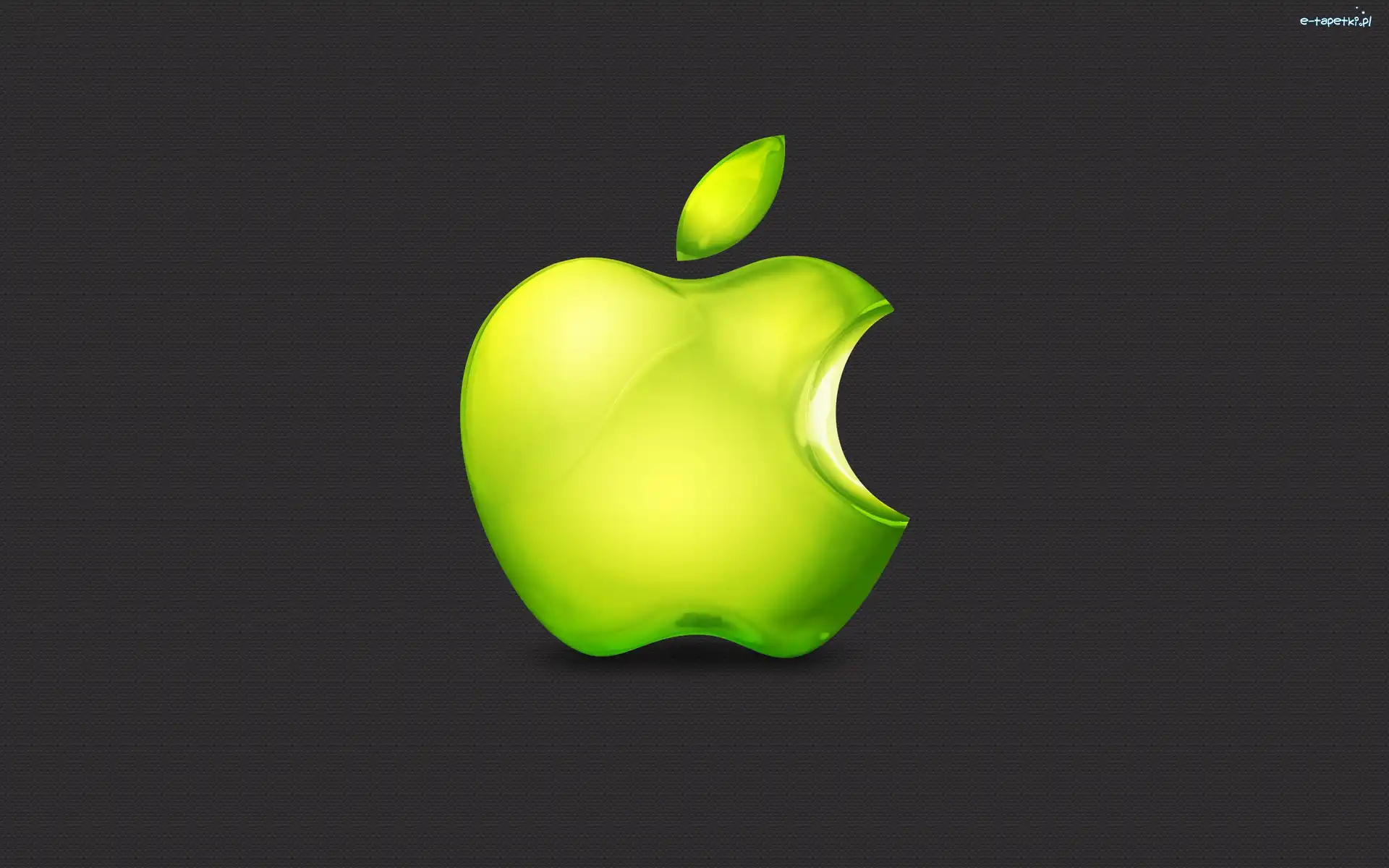 Apple, Logo, Zielone