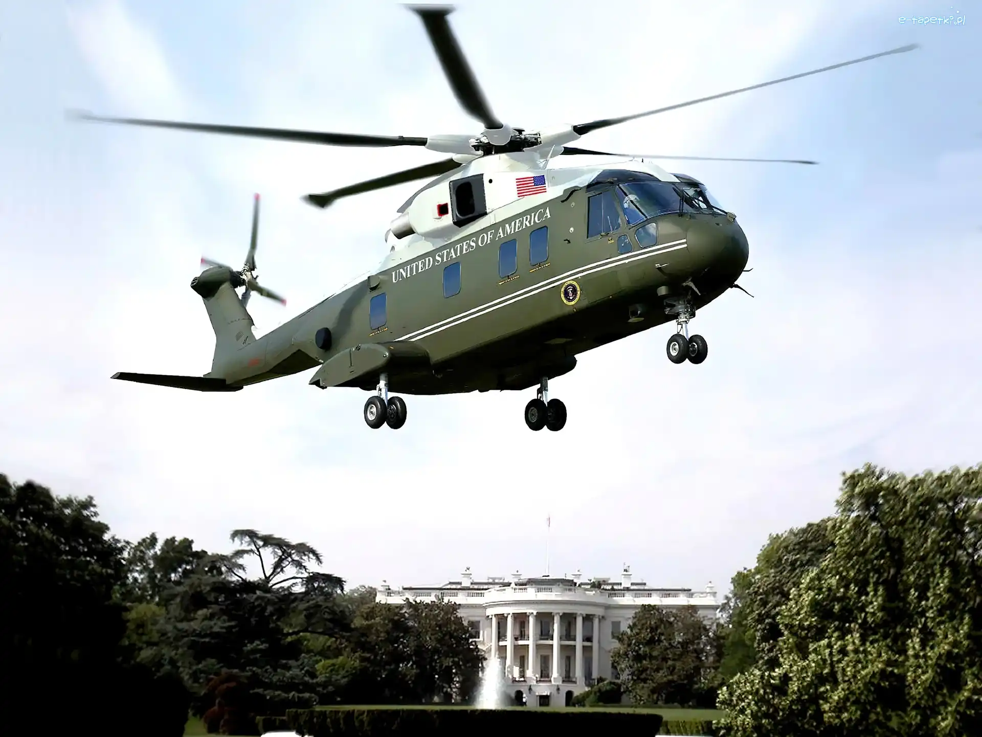 Lockheed Martin, Presidential Hawk, VH-71, Dom, Biały